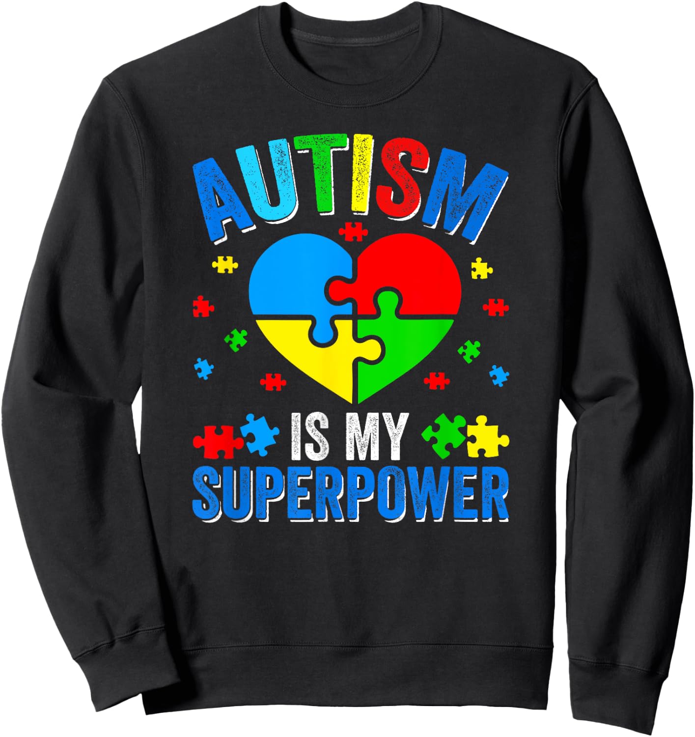 Autism Awareness Sweatshirt - Sweatshirt | Black