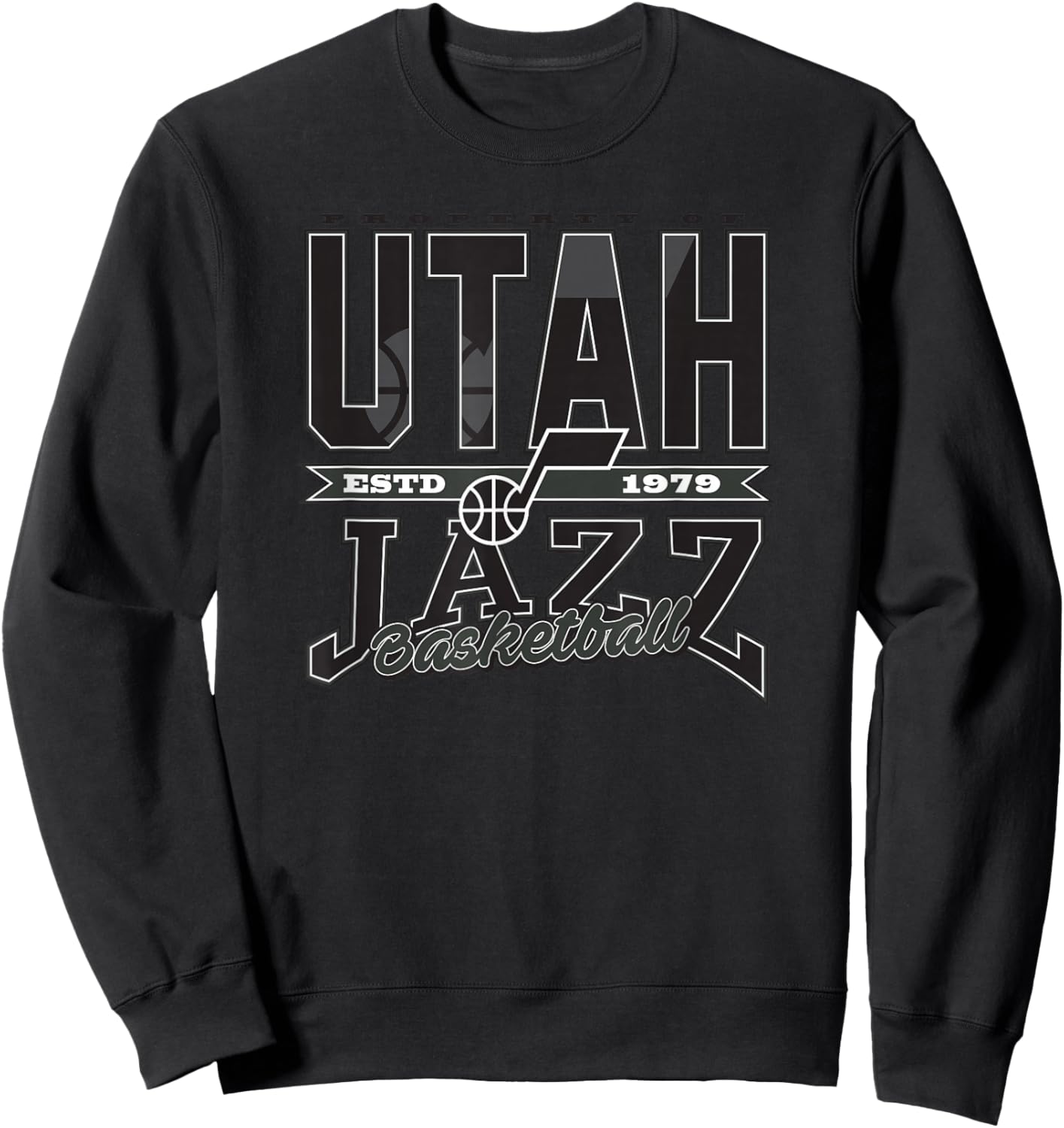NBA Utah Jazz Nonstop Action Sweatshirt - Sweatshirt | Black