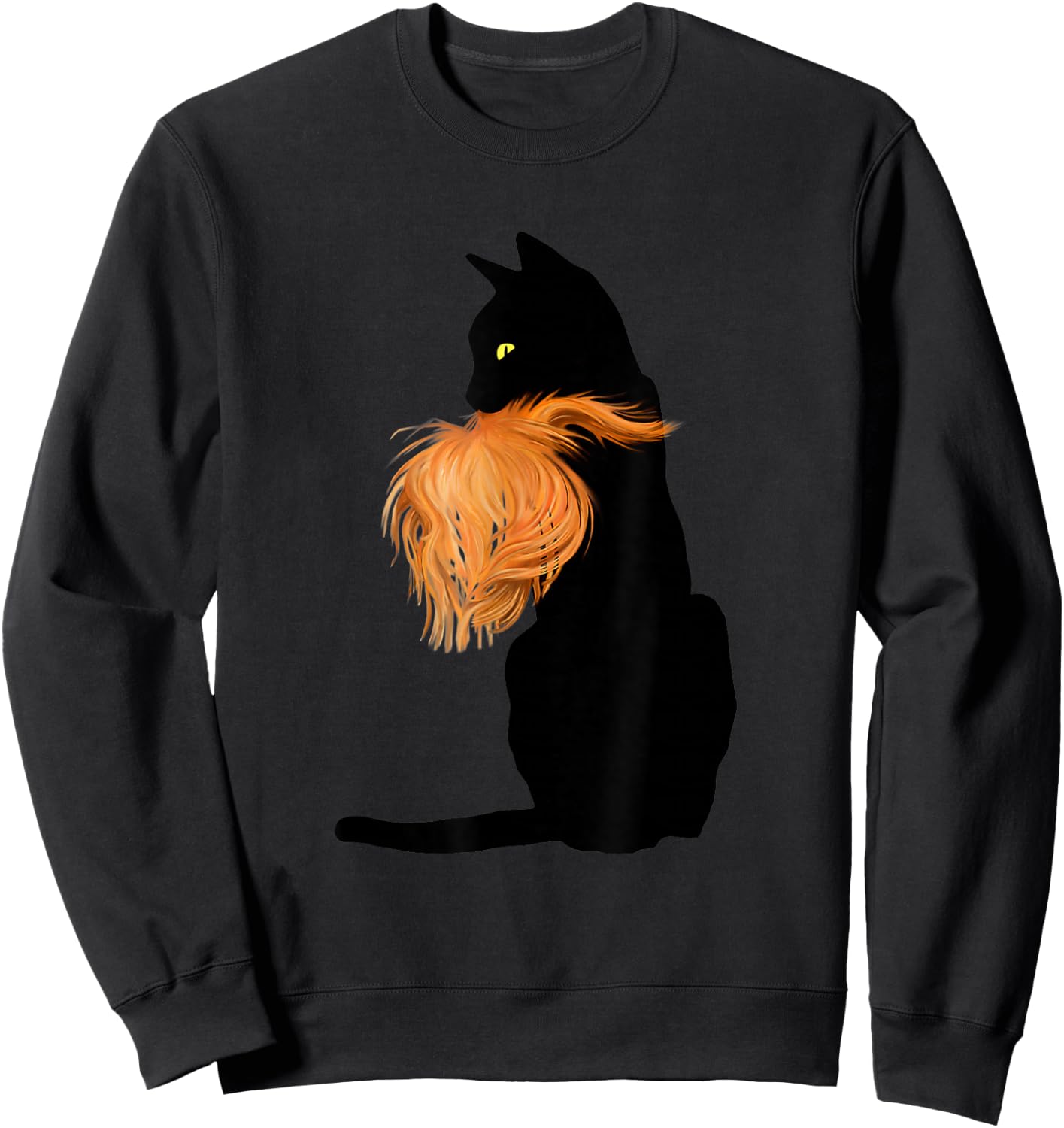 Cat Ladies for Kamala, Funny, cat, Trump Hair, Women's Sweatshirt - Sweatshirt | Black