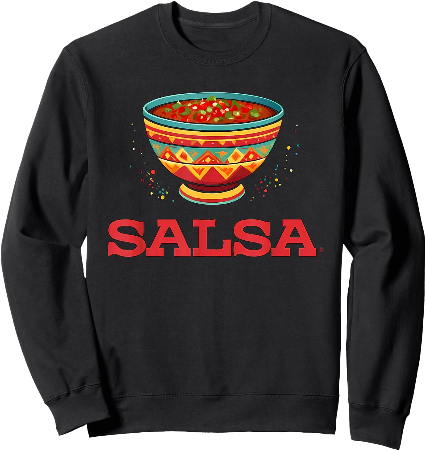 Salsa & Chips Matching Couple Halloween Costume Sweatshirt - Sweatshirt | Black