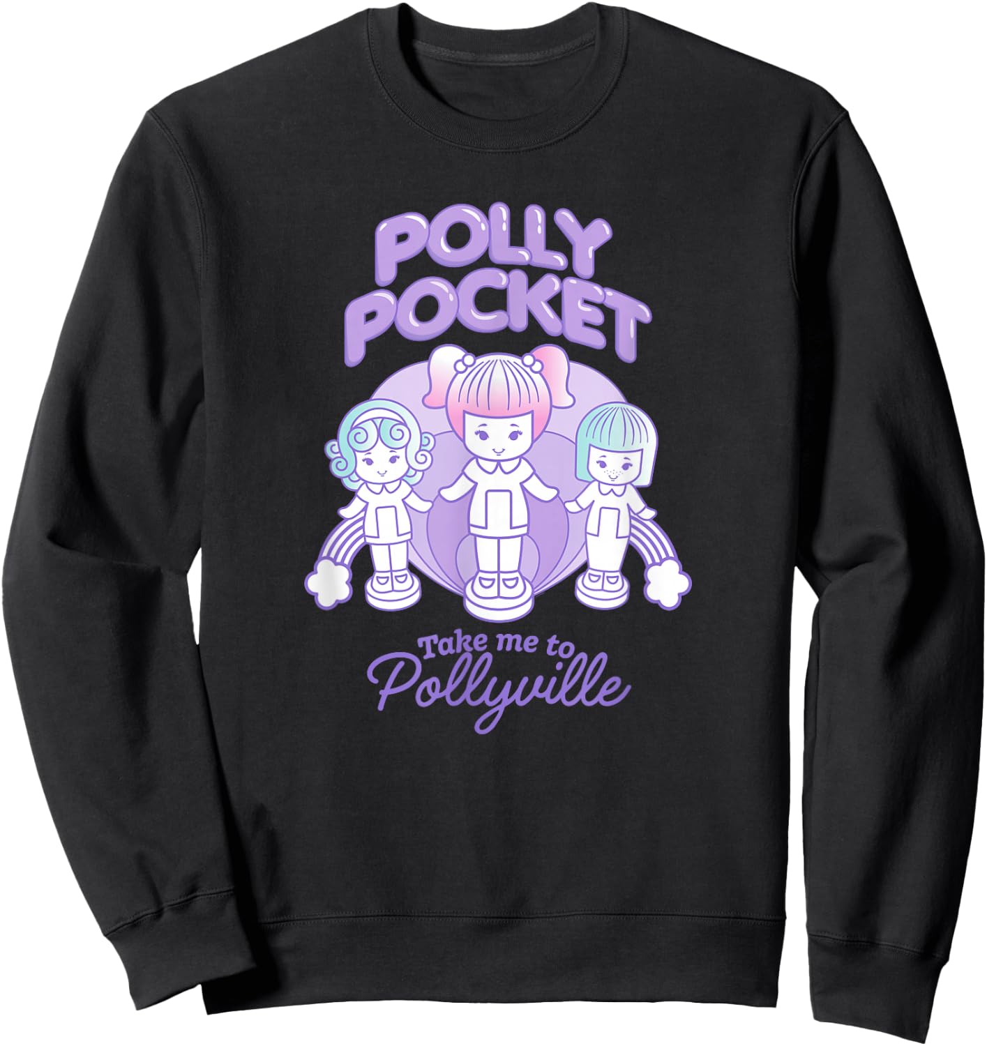 Polly Pocket - Take Me to Pollyville Sweatshirt - Sweatshirt | Black