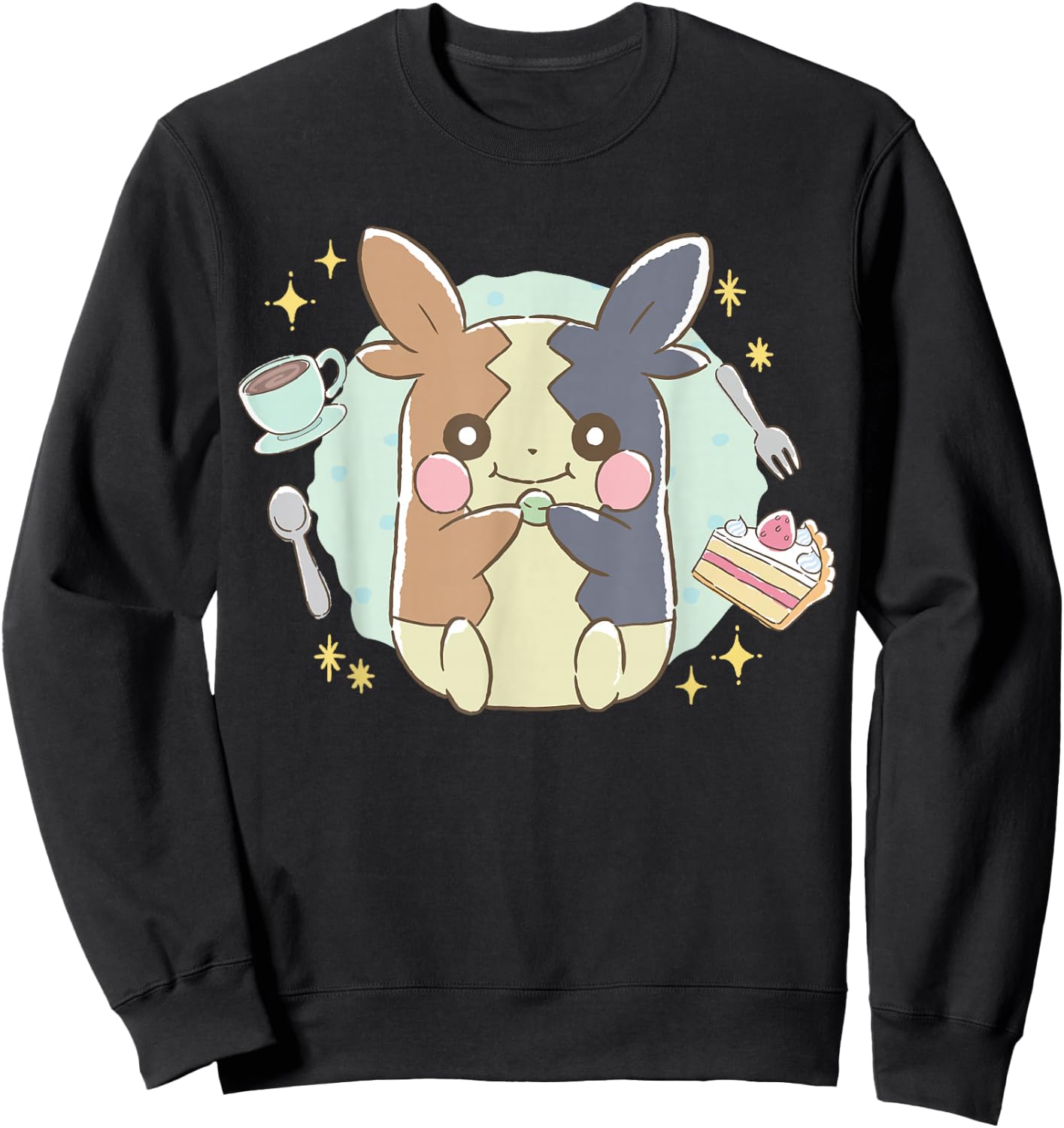 Pokémon - Snuffuzz Cafe Coffee Cake Sweatshirt - Sweatshirt | Black