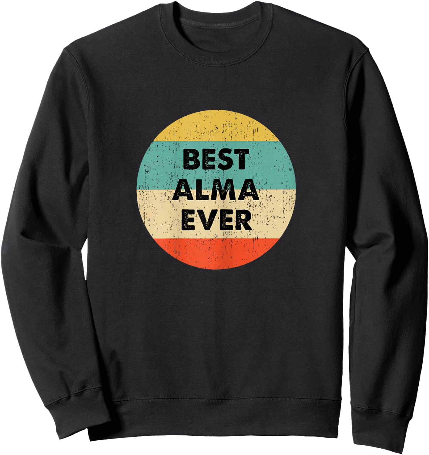 Alma Name Sweatshirt - Sweatshirt | Black