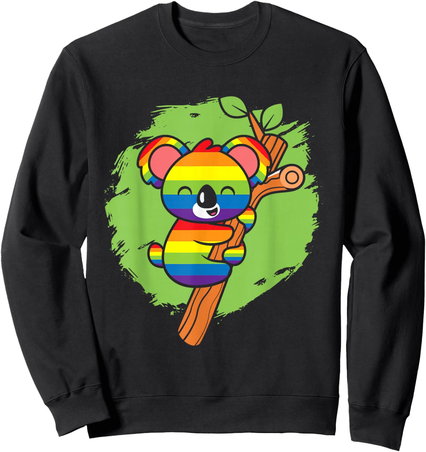 Queer Koala Adult Pride Party Lesbian Gay Ally CSD LGBTQ+ Sweatshirt - Sweatshirt | Black