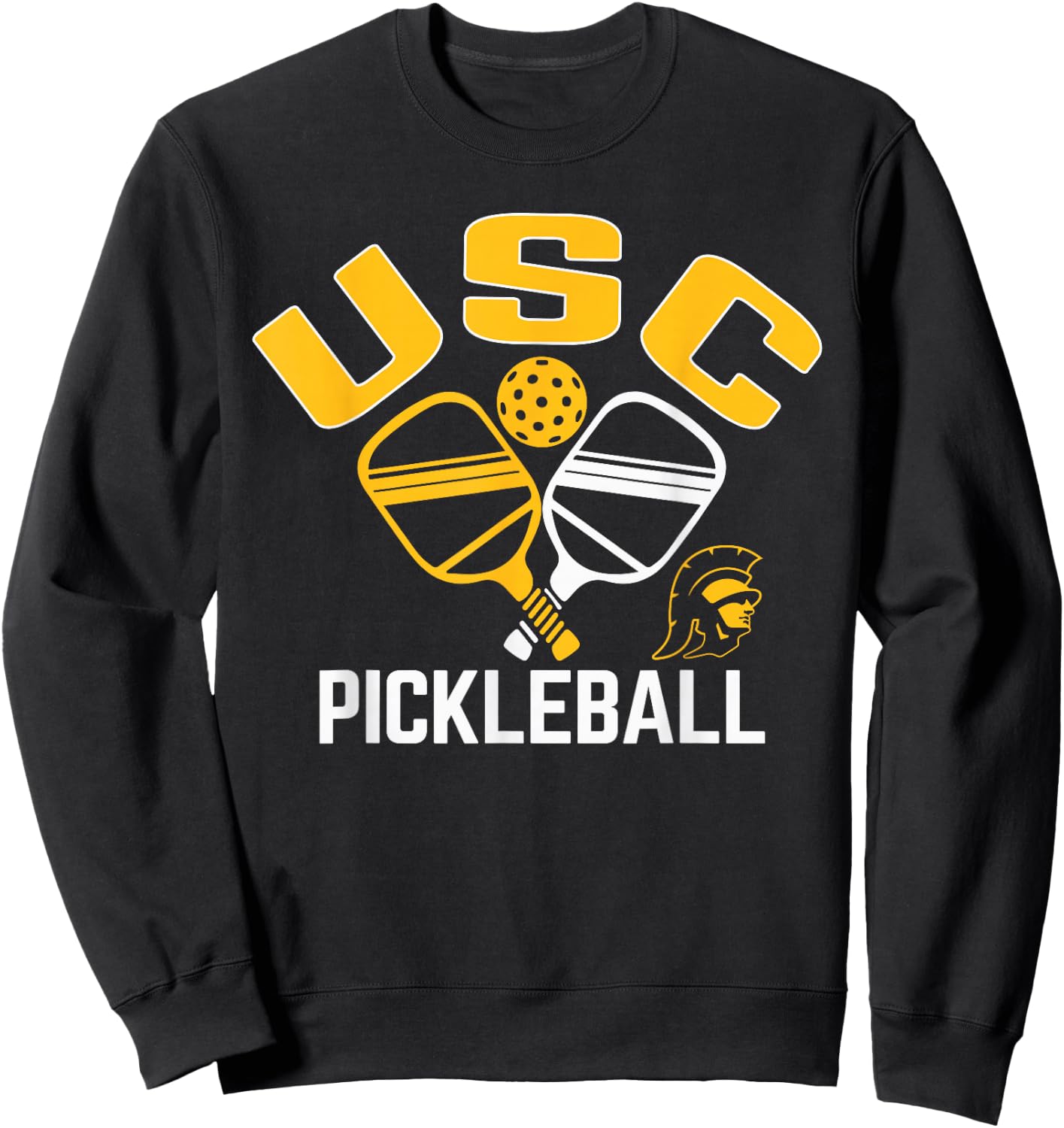 USC Trojans Pickleball Officially Licensed Sweatshirt - Sweatshirt | Black