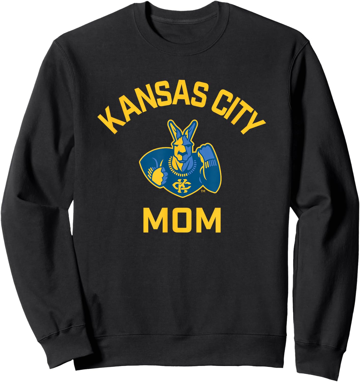University of Missouri Kansas City UMKC Arched Mom Sweatshirt - Sweatshirt | Black