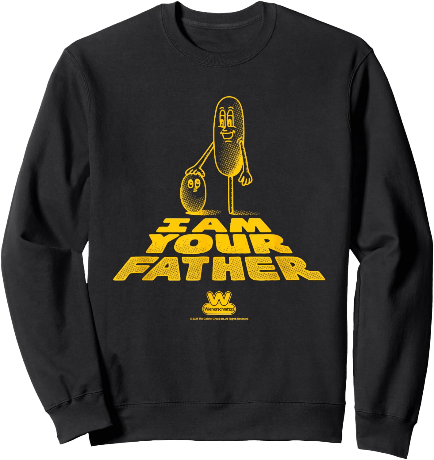 Wienerschnitzel Father's Day I Am Your Father Corndogs Sweatshirt - Sweatshirt | Black
