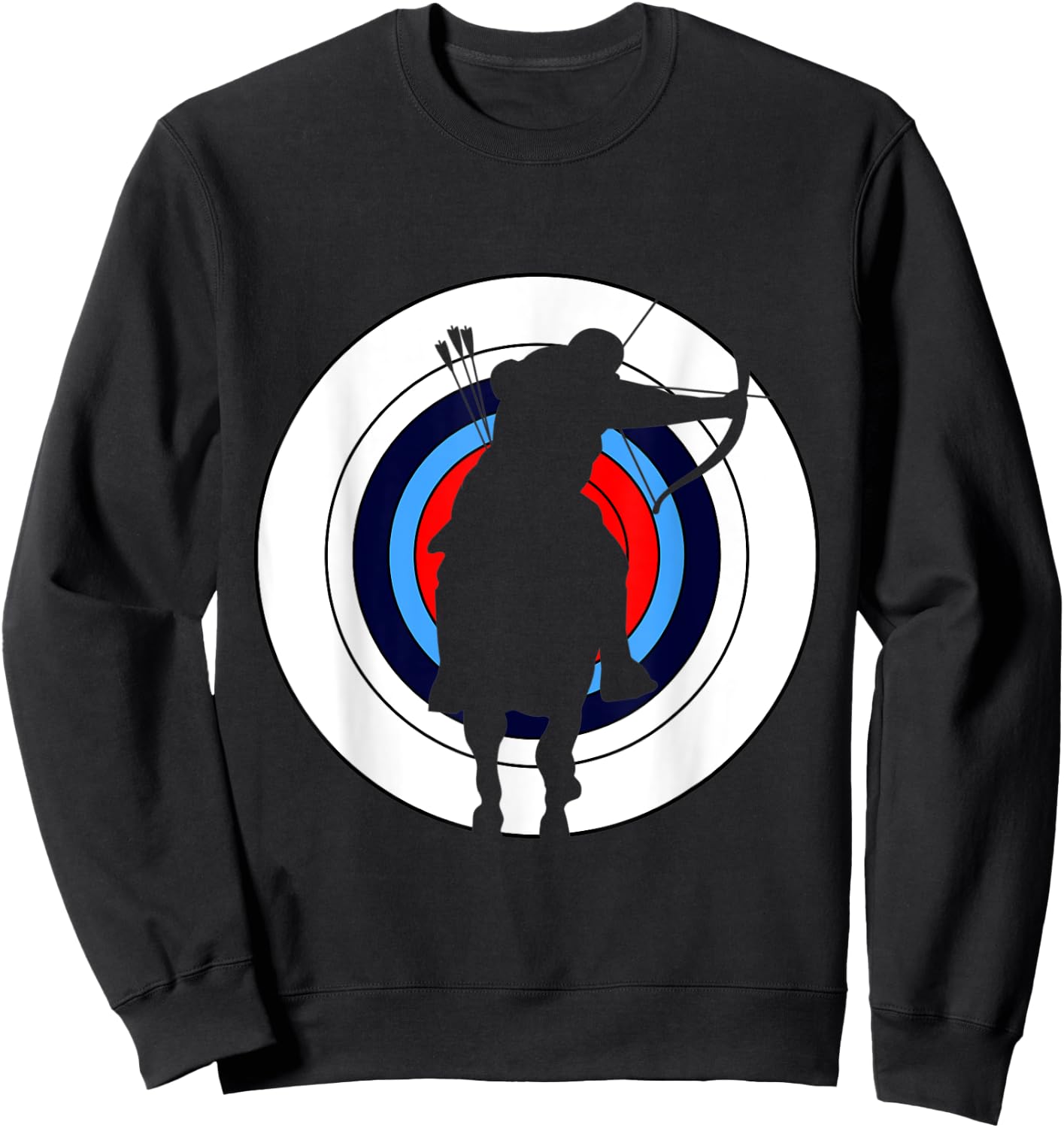 Mounted Archer Archery Target Men Women Sweatshirt - Sweatshirt | Black