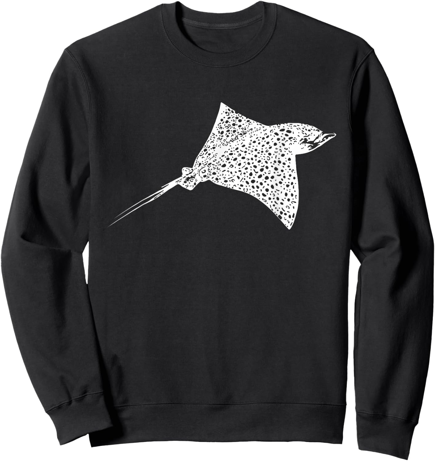 Spotted Eagle Ray Diver Sweatshirt - Sweatshirt | Black