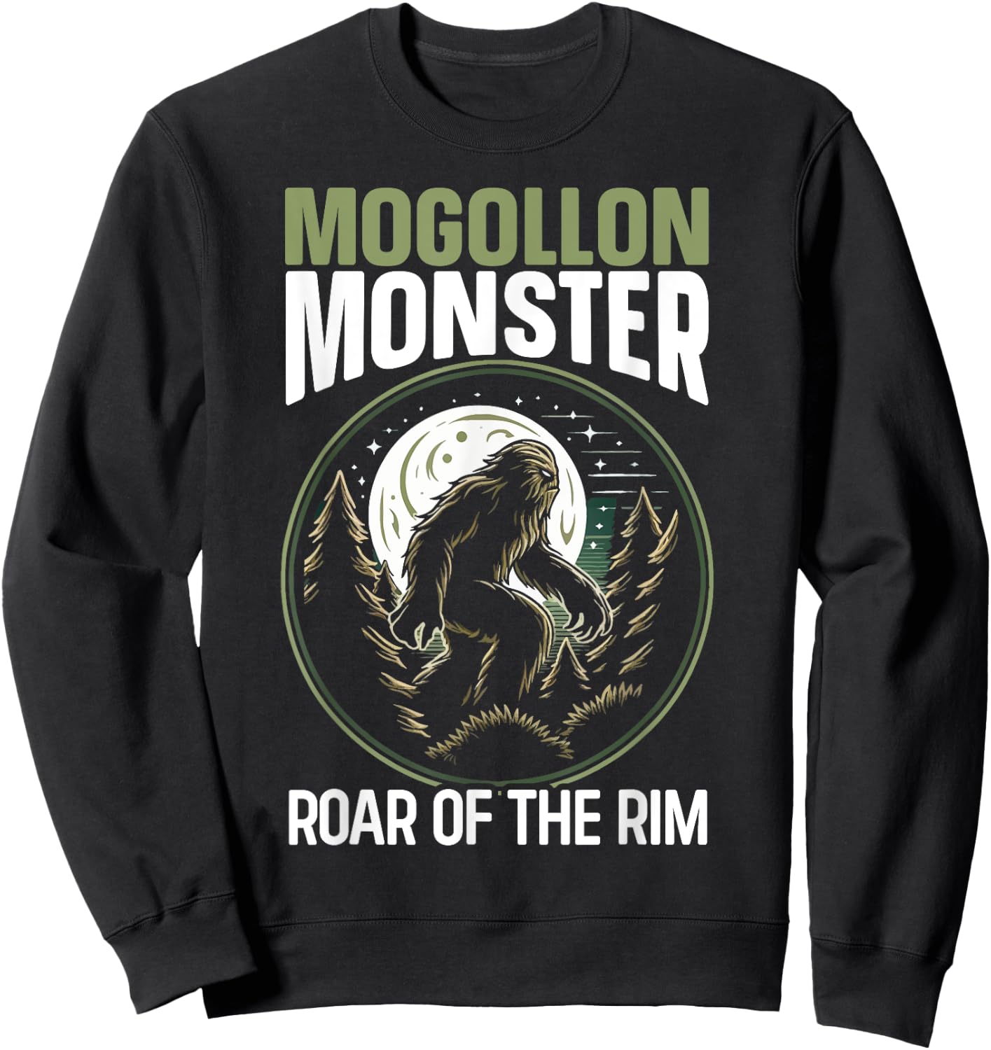 Mogollon Monster Legendary Creature Cryptozoology Cryptid Sweatshirt - Sweatshirt | Black