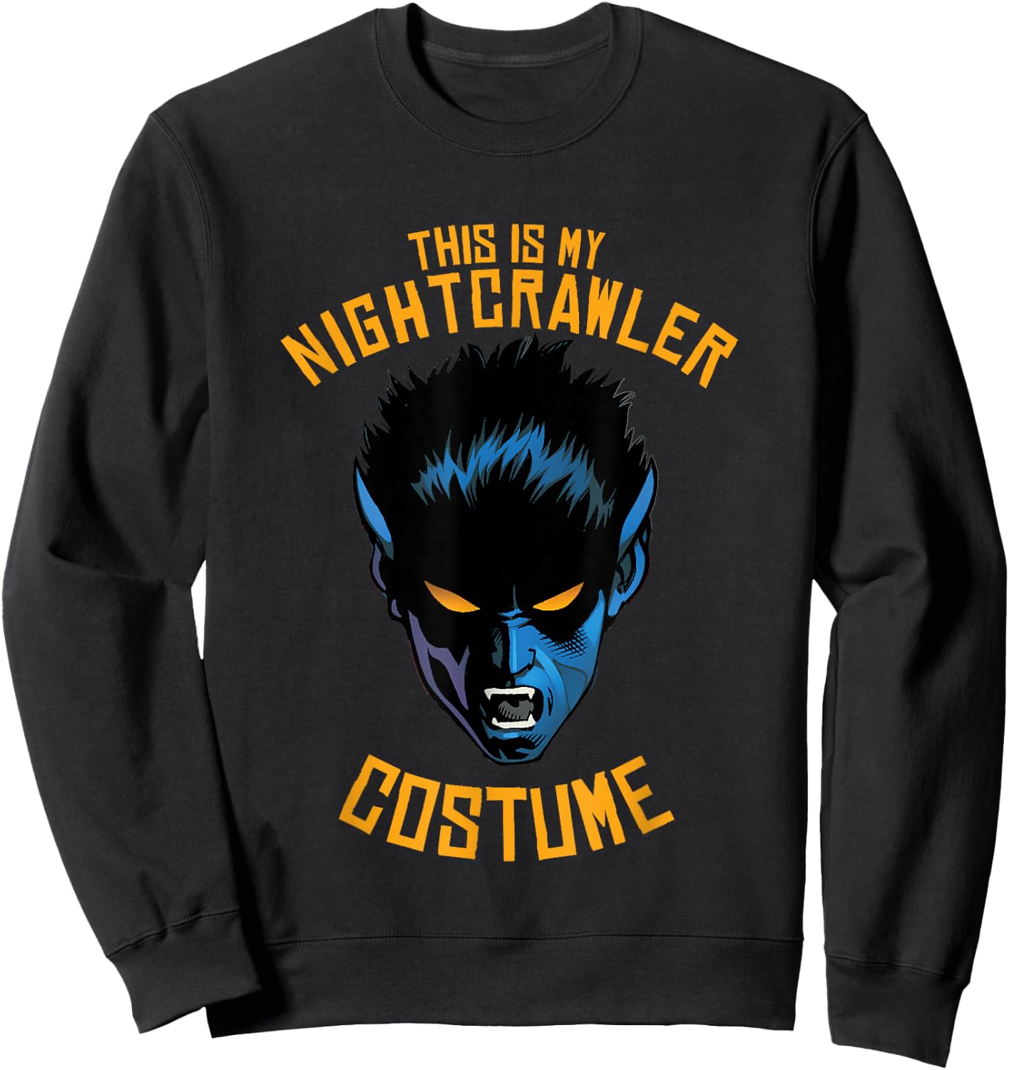 Marvel X-Men Halloween This is My Nightcrawler Costume Sweatshirt - Sweatshirt | Black