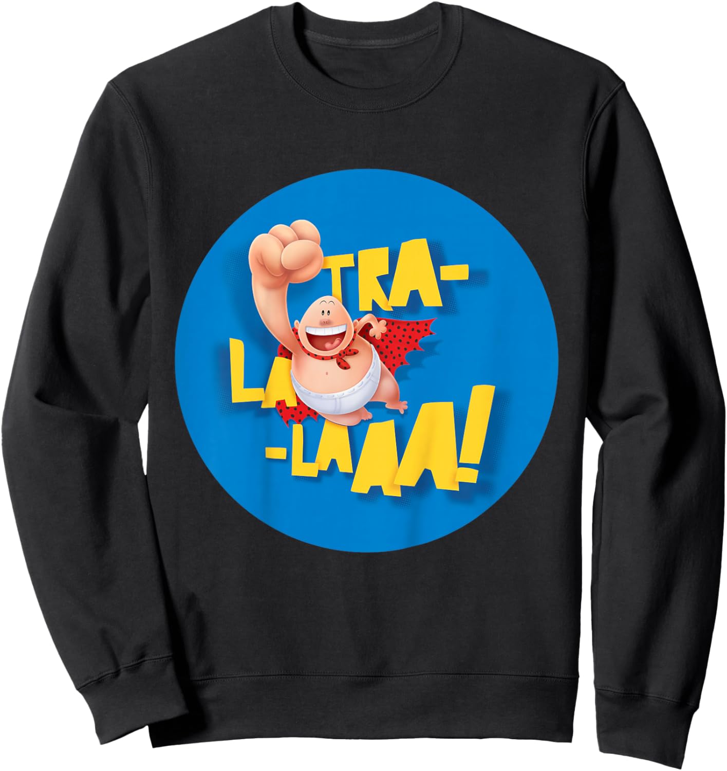 DreamWorks Captain Underpants TRA-LA-LAAA! in Blue Shirt Sweatshirt - Sweatshirt | Black