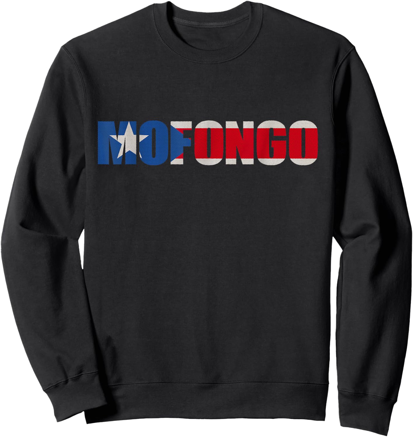 Powered By Mofongo | Mofongo Gifts | I Love Mofongo Apparel Sweatshirt - Sweatshirt | Black