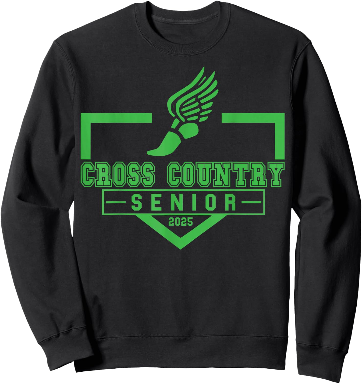 Cross Country Senior Night Senior 2025 Graduation Party 23 Sweatshirt - Sweatshirt | Black