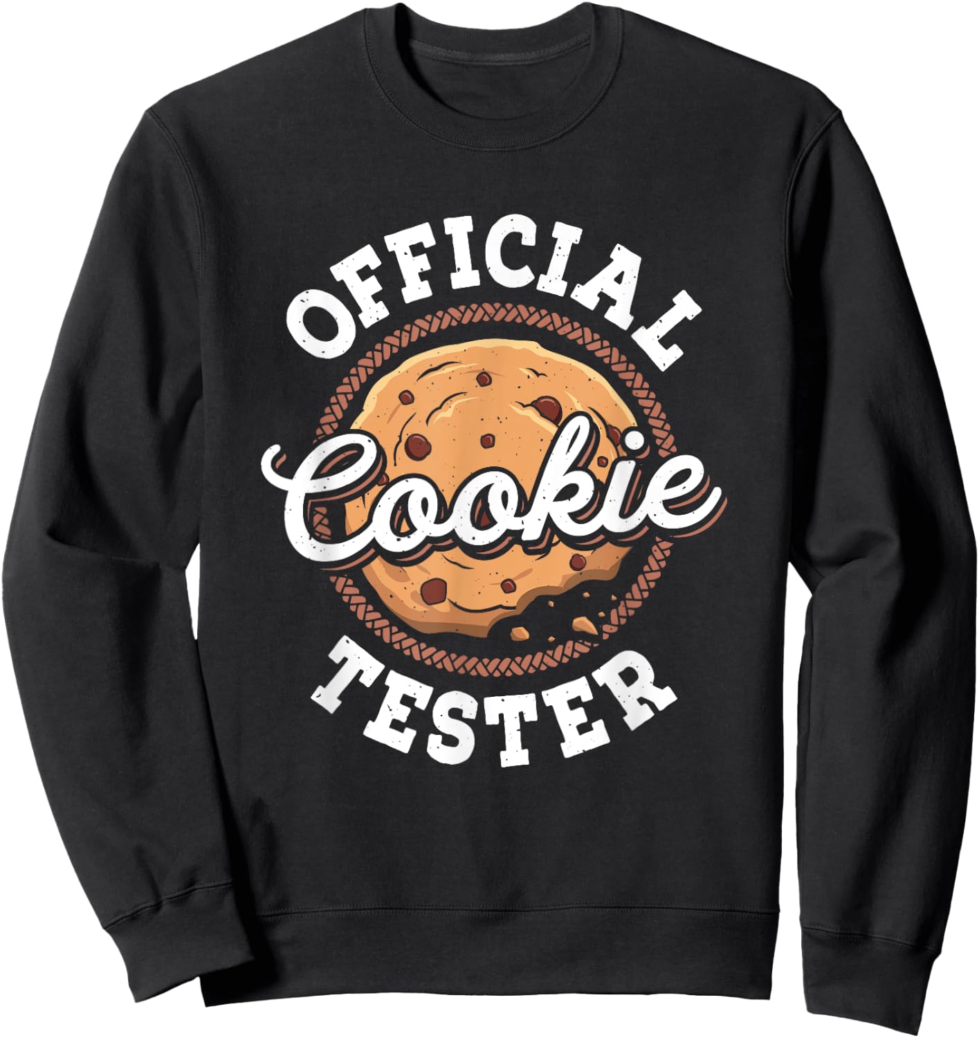 Official Cookie Tester - Pastry Baking Cookie Baker Sweatshirt - Sweatshirt | Black