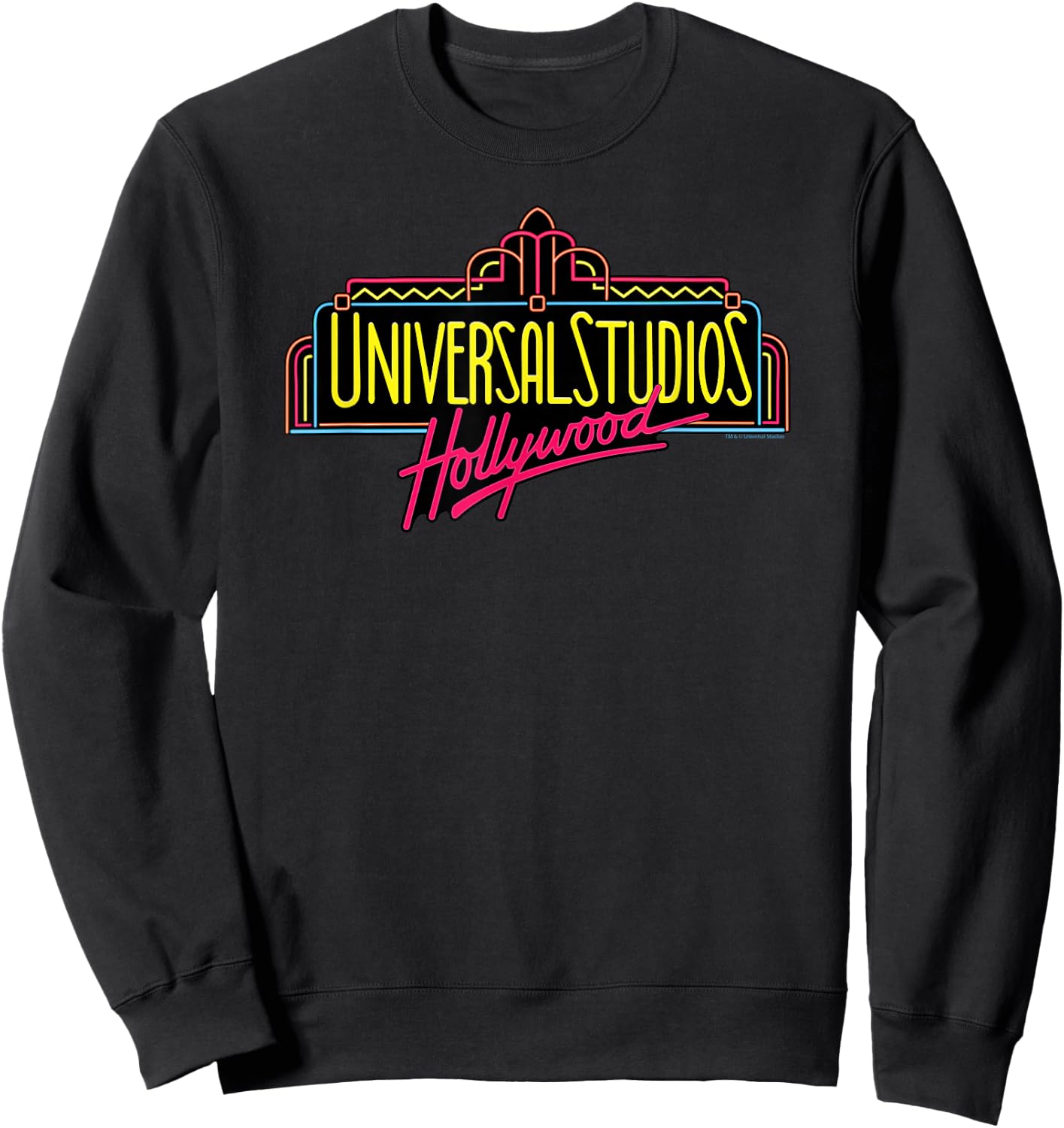 Universal Studios Hollywood Marquee Sweatshirt - Sweatshirt | Black