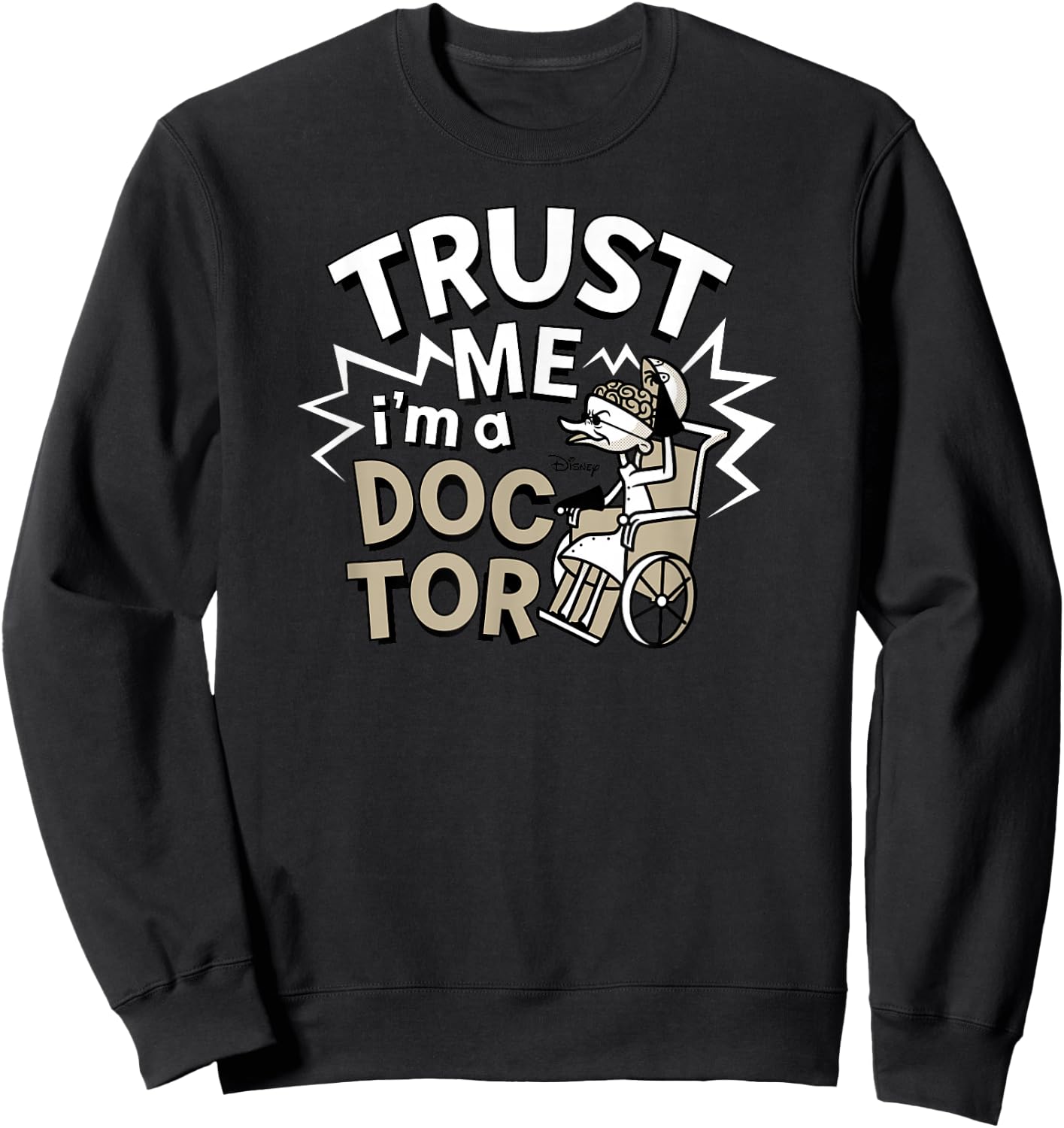 Nightmare Before Christmas - Trust Me, I'm A Doctor Sweatshirt - Sweatshirt | Black