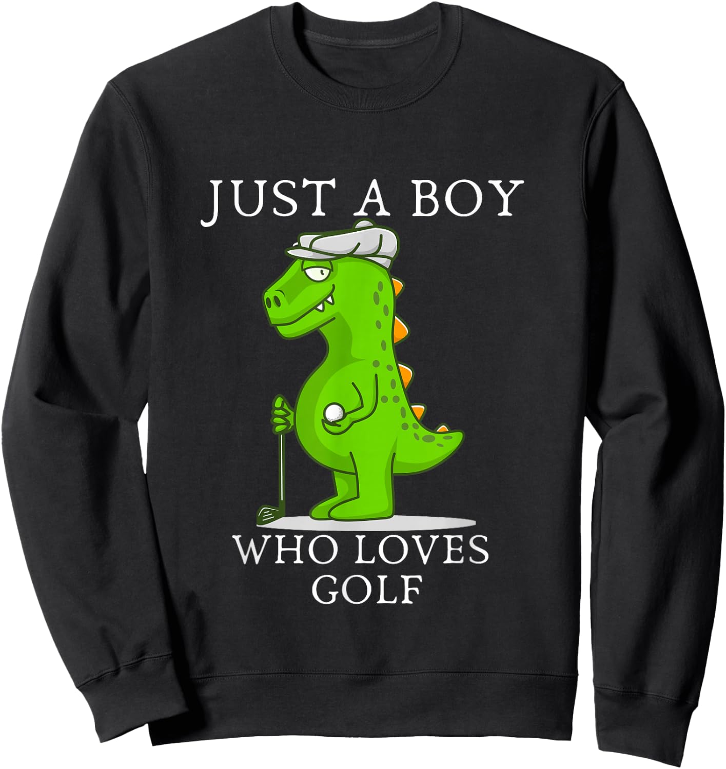 Funny Golf Gift Boys Kids Golf Field Game Golfer Sports Sweatshirt - Sweatshirt | Black