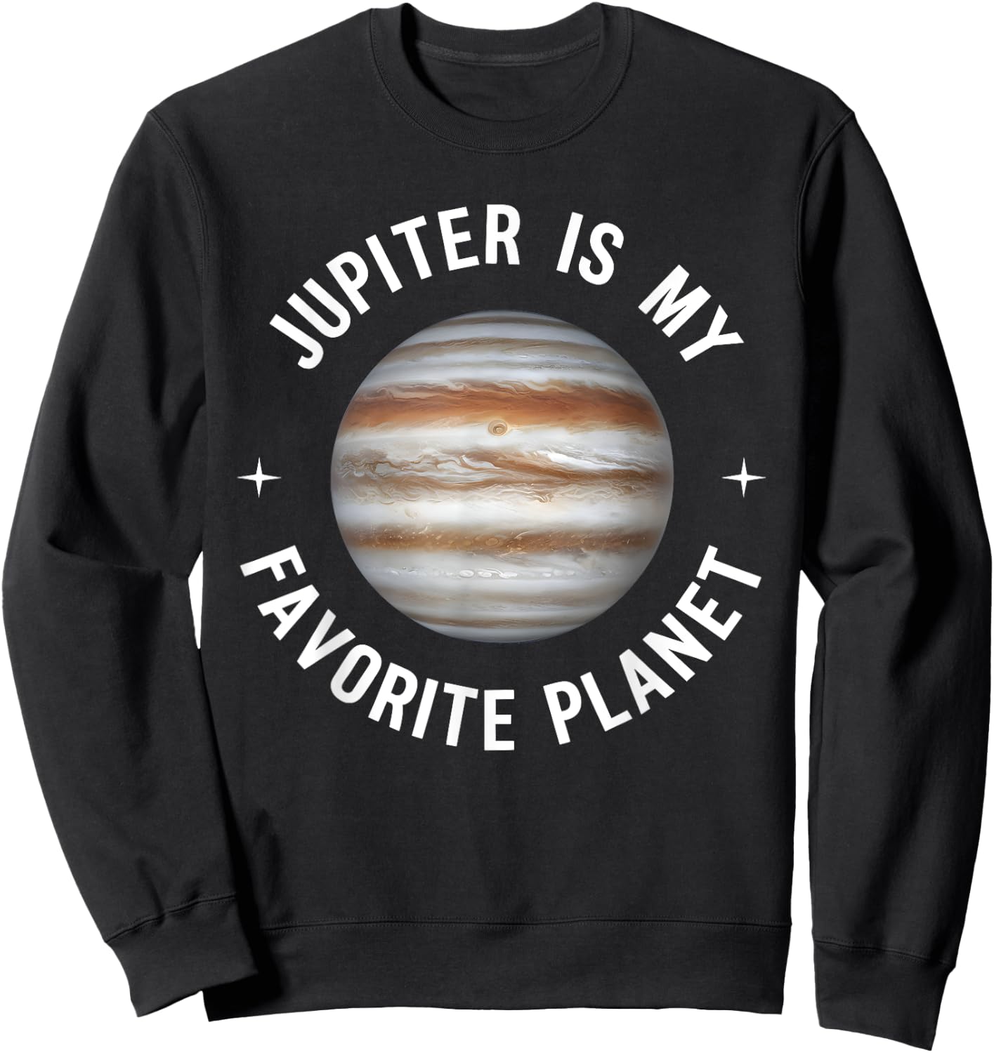 Jupiter Is My Favorite Planet Sweatshirt - Sweatshirt | Black