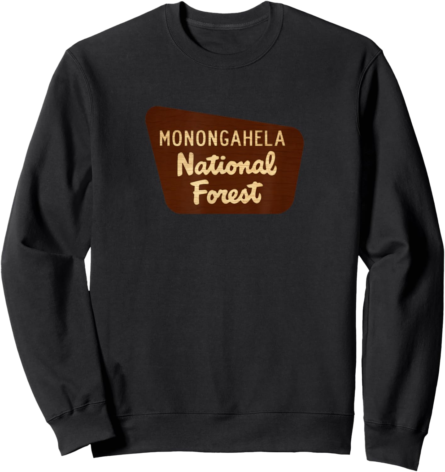 Monongahela National Forest West Virginia WV Souvenir Sweatshirt - Sweatshirt | Black