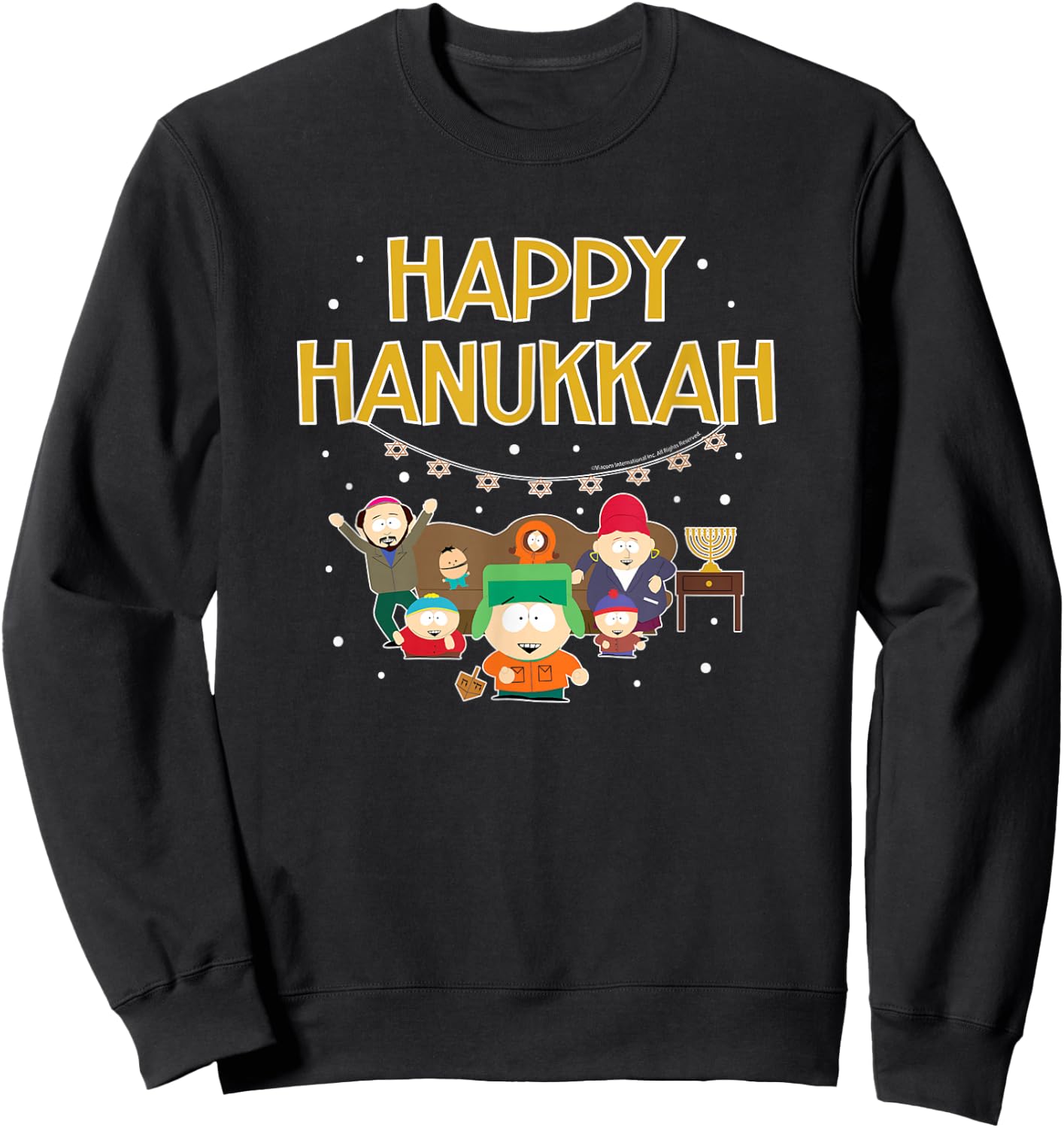 South Park - Happy Hanukkah Sweatshirt - Sweatshirt | Black