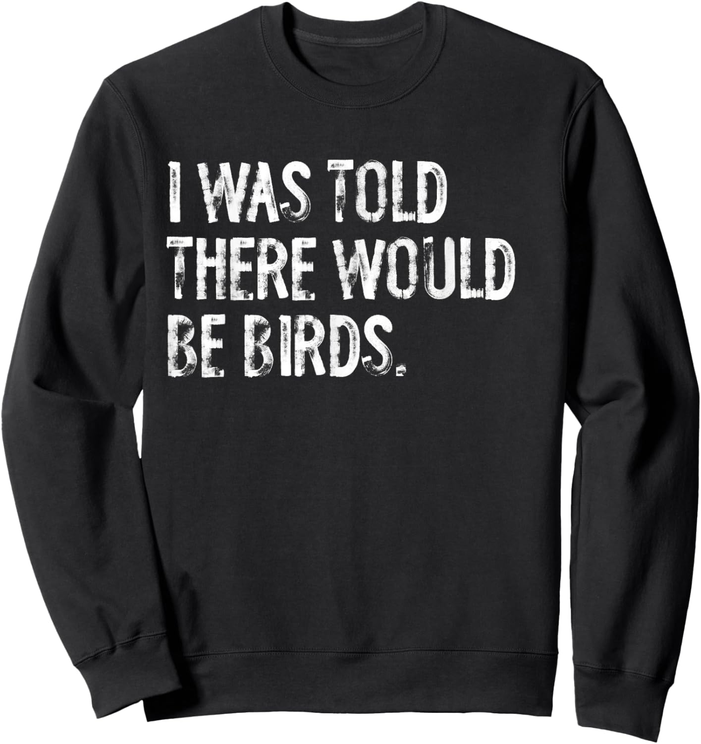 I was Told There Would Be Birds Sweatshirt - Sweatshirt | Black