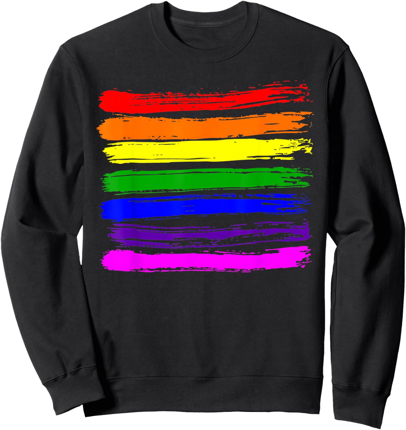 LGBT Gay Pride Flag Shirt - Gay Pride 2026 Sweatshirt - Sweatshirt | Black