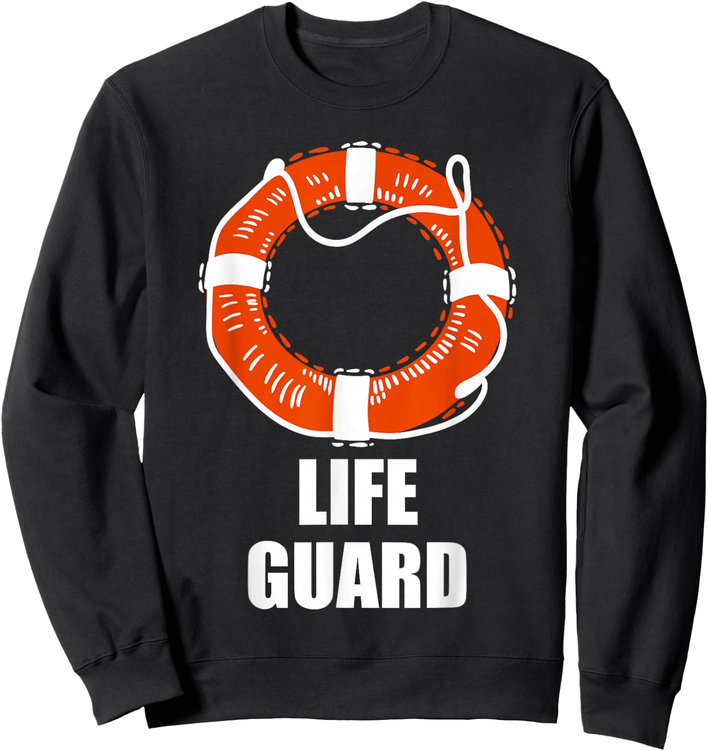 Lifebuoy Lifeguard Swimming Float Sweatshirt - Sweatshirt | Black