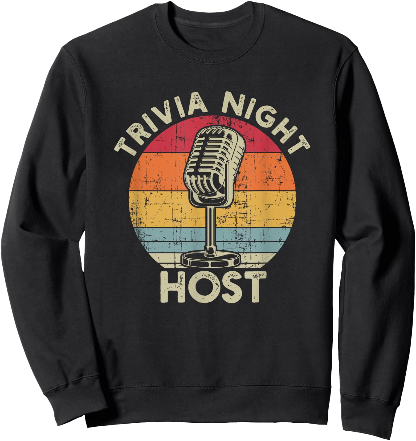 Trivia Night Host Game Night Funny Trivia Sweatshirt - Sweatshirt | Black