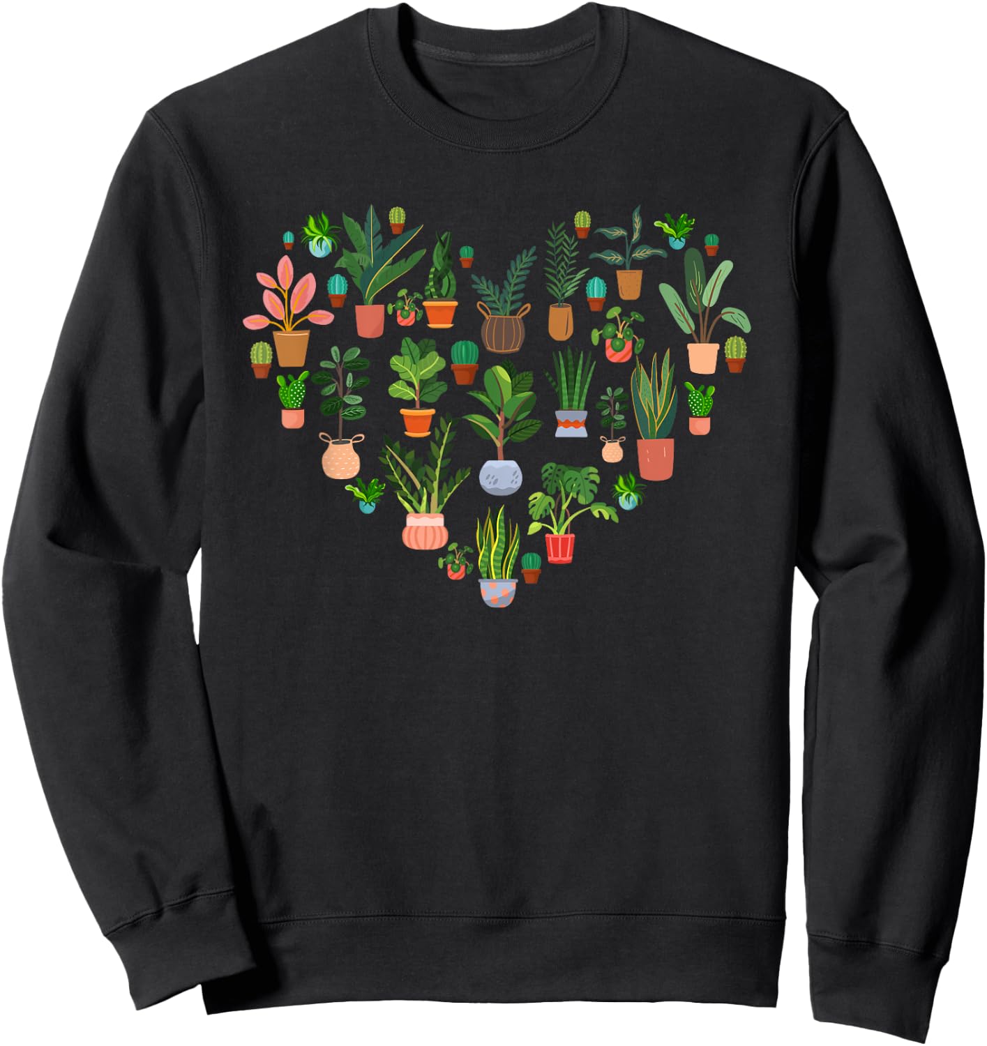 Funny Plant Lover Art Women Garden Gardening Lover Sweatshirt - Sweatshirt | Black