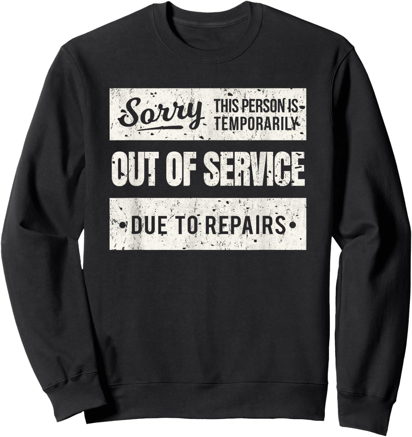 Funny Hip Knee Shoulder Joint Replacement Surgery Sweatshirt - Sweatshirt | Black