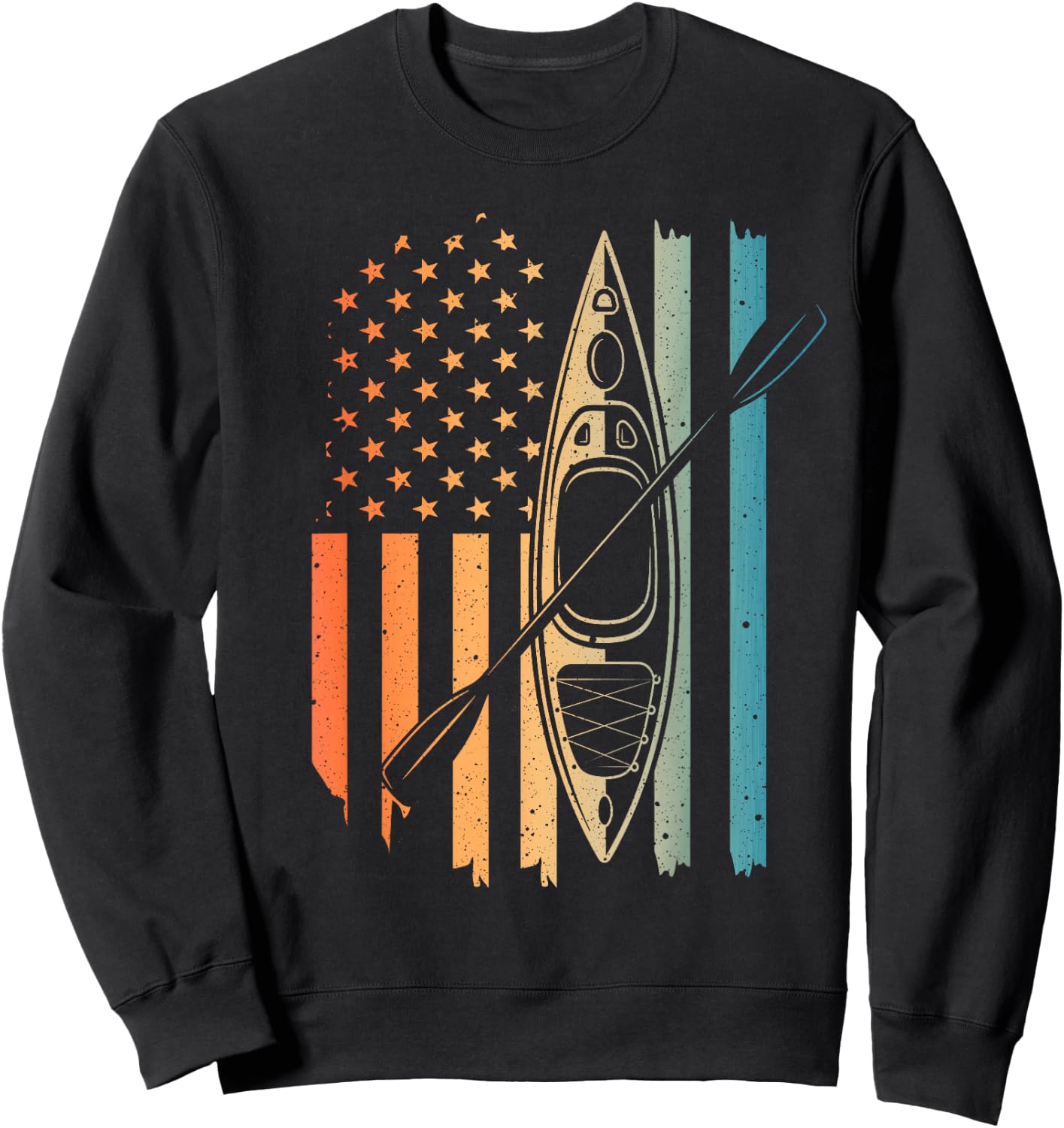 Best Kayak Design Women Kids Kayaking Kayaker Kayak Sweatshirt - Sweatshirt | Black