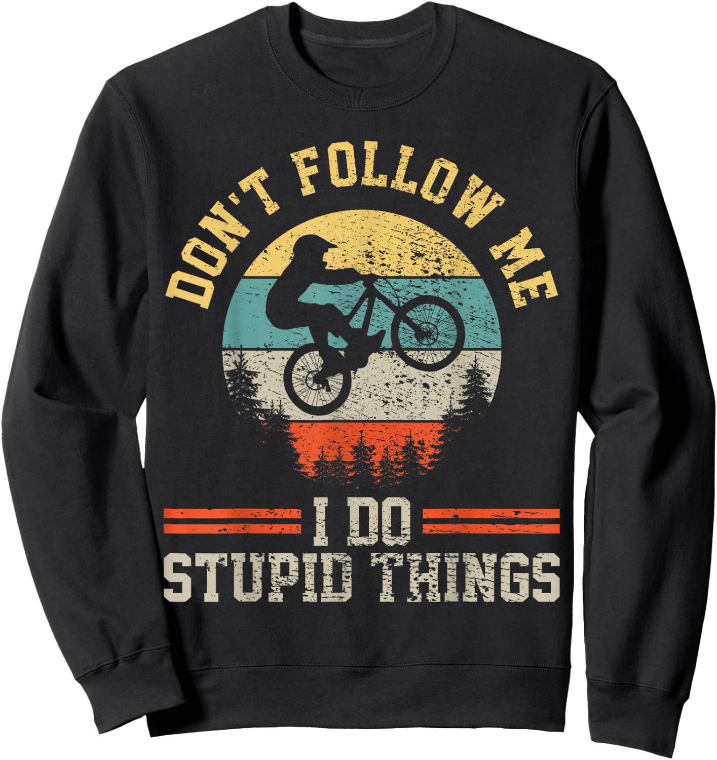 Mountain Bike MTB Sweatshirt - Sweatshirt | Black