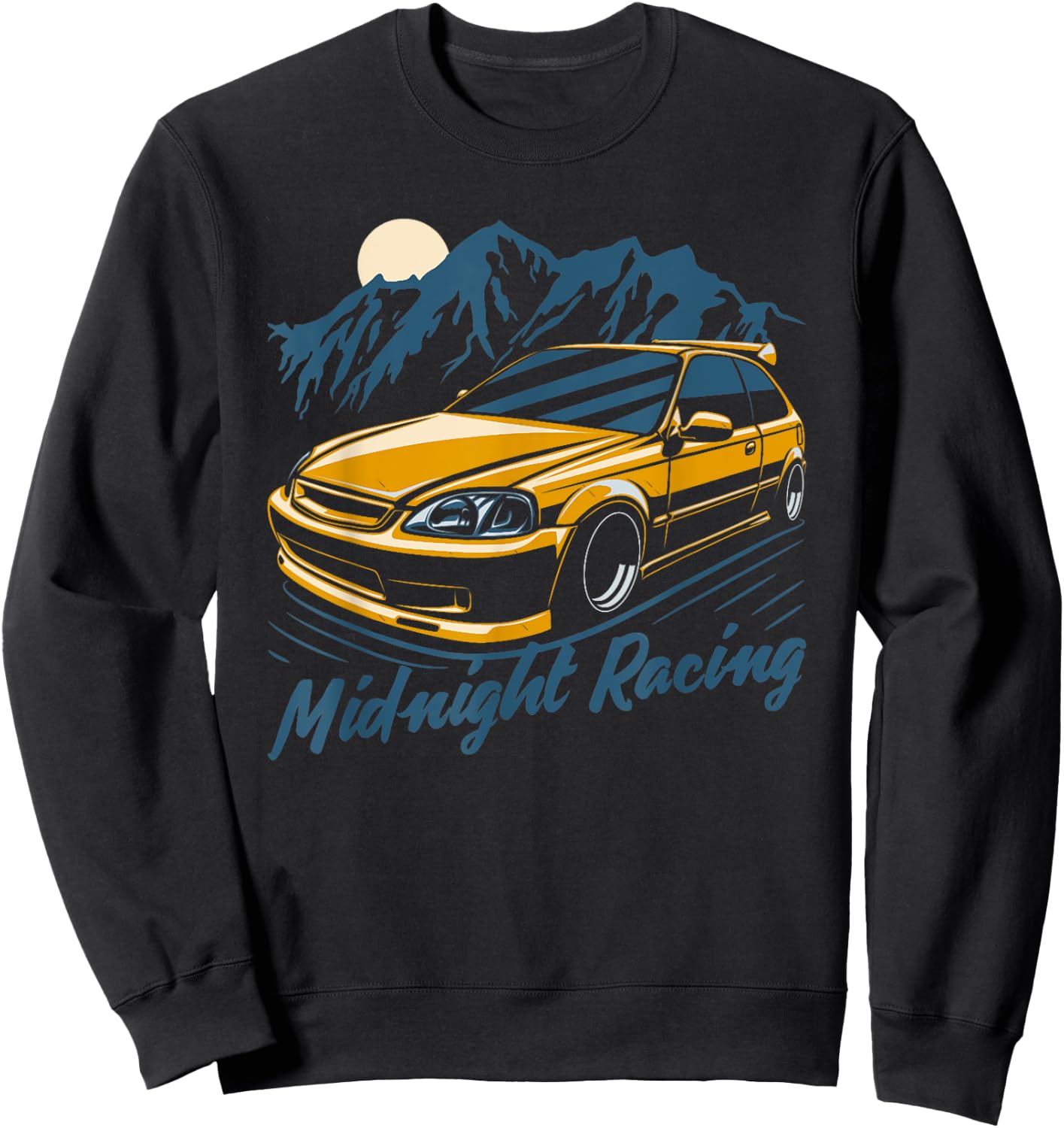 Civic EK Hatch Type R Japanese Car Sweatshirt - Sweatshirt | Black