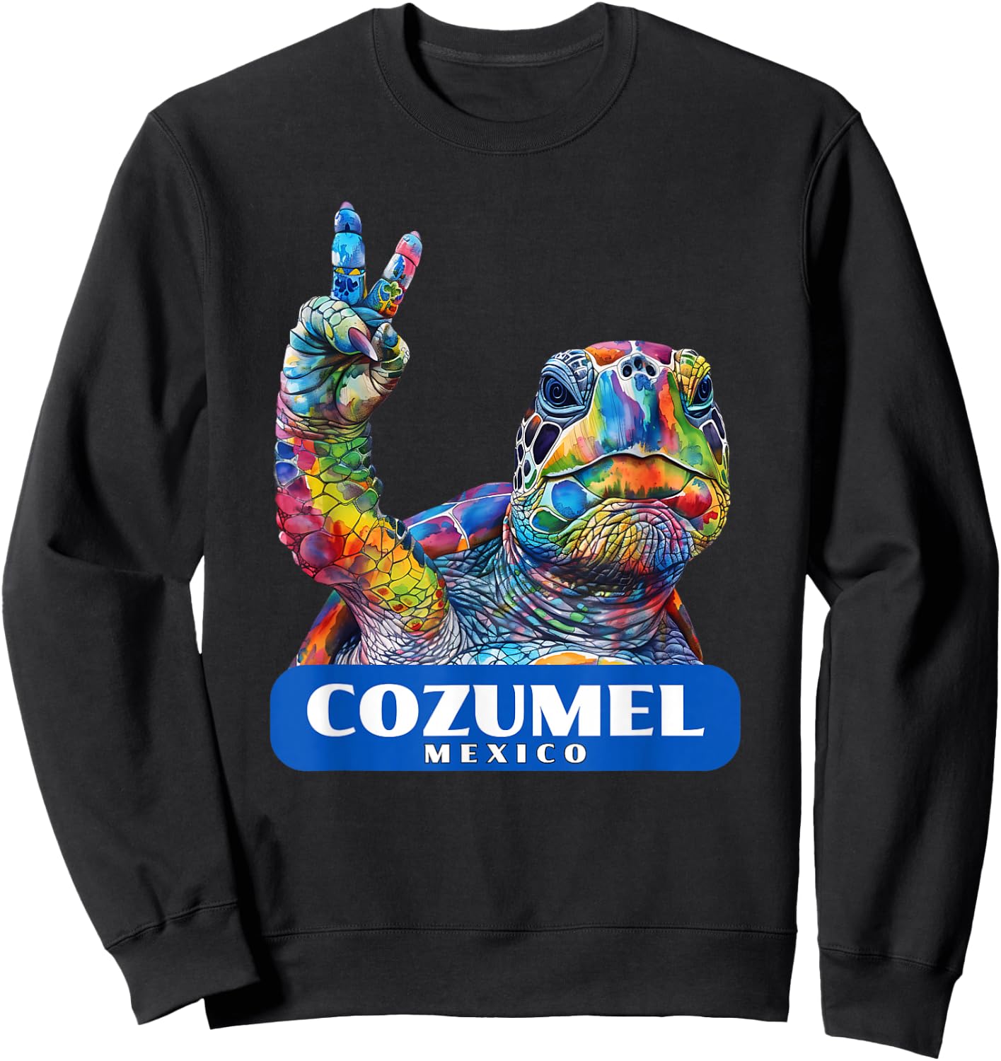 Cozumel Mexico Souvenir/Cozumel Sweatshirt - Sweatshirt | Black