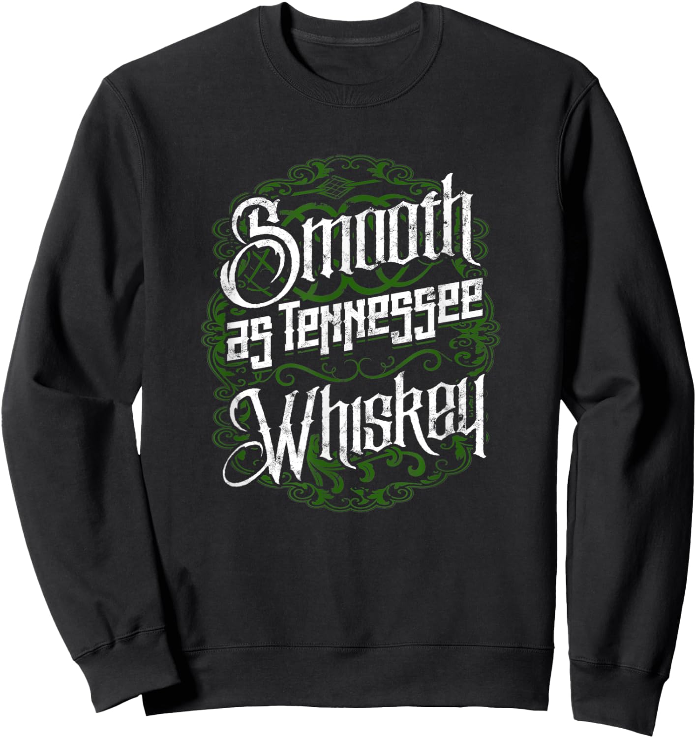 Smooth as Tennessee Whiskey - Beer Cocktails Party Drinking Sweatshirt - Sweatshirt | Black