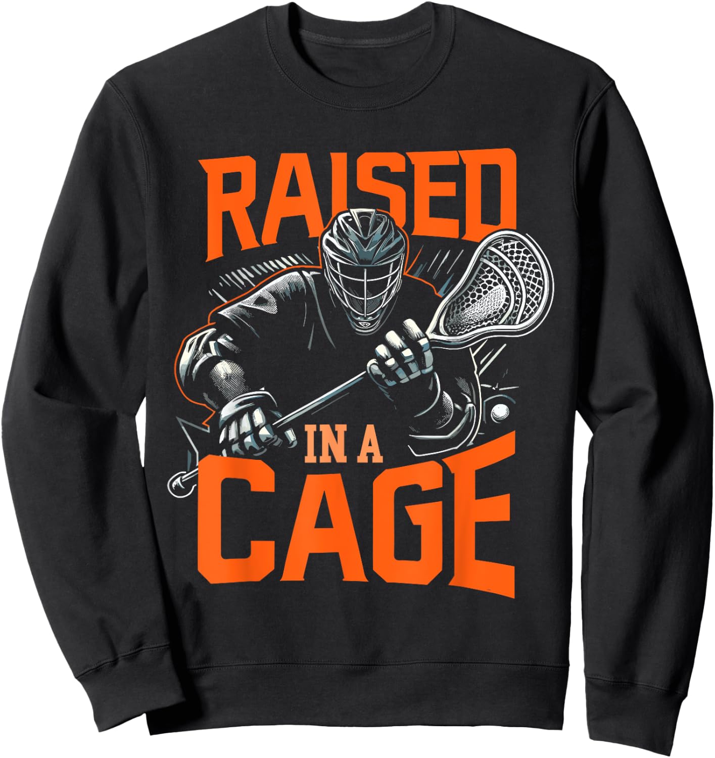 Goalkeeper Lax Goalie Lacrosse Goalie Lacrosse Player Sweatshirt - Sweatshirt | Black