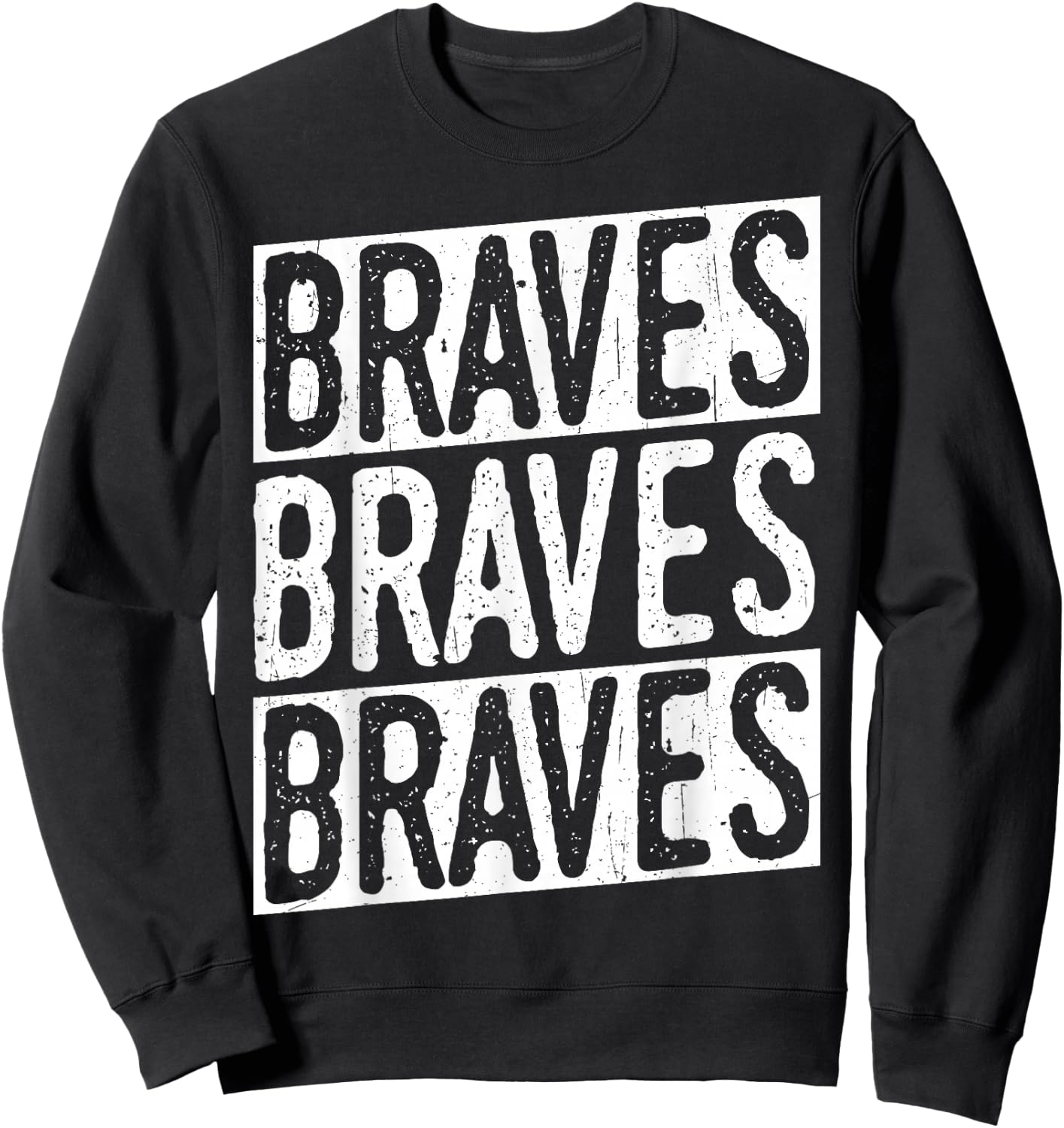 Braves Vintage Braves Sweatshirt - Sweatshirt | Black