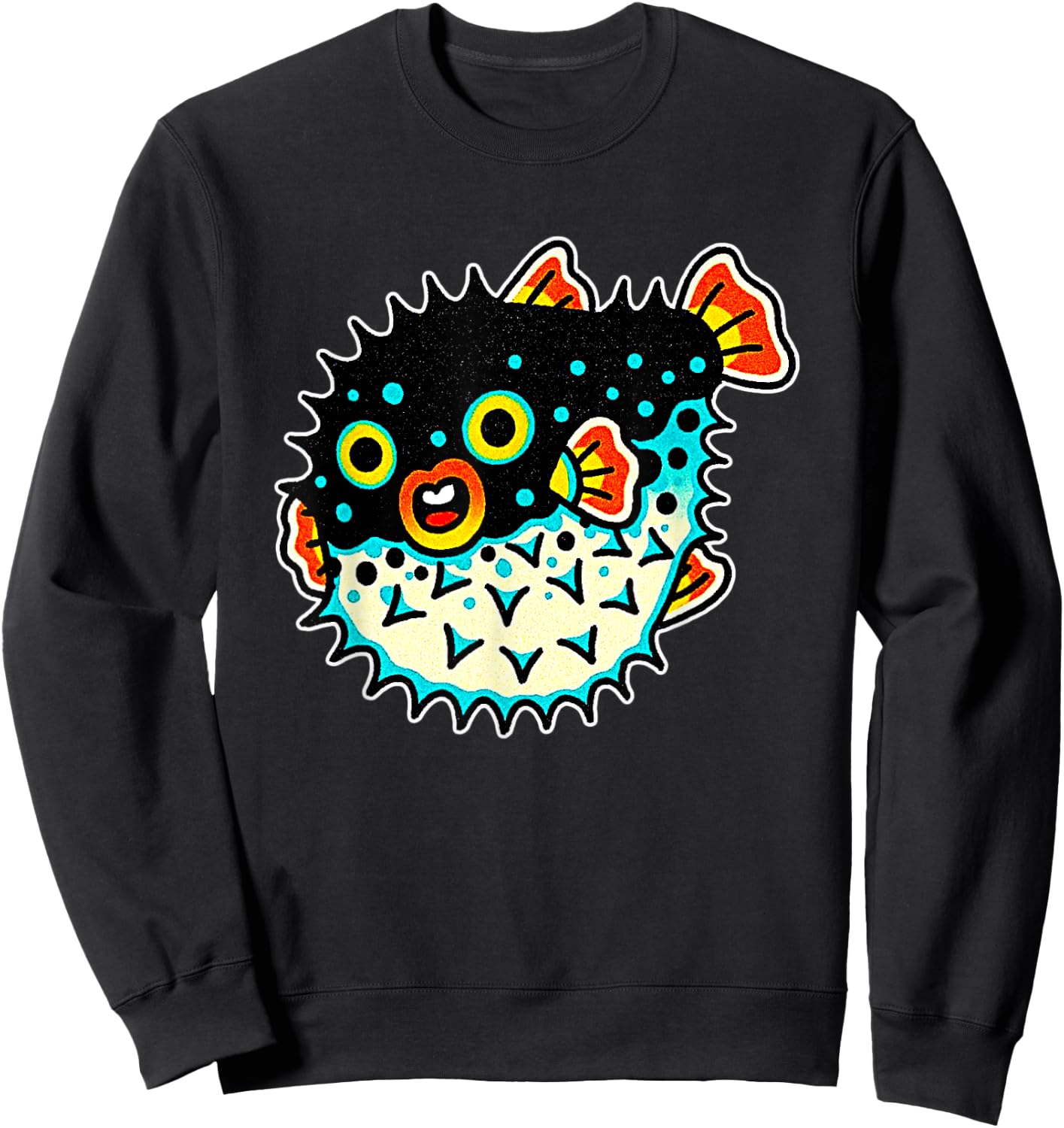Pufferfish Sweatshirt - Sweatshirt | Black