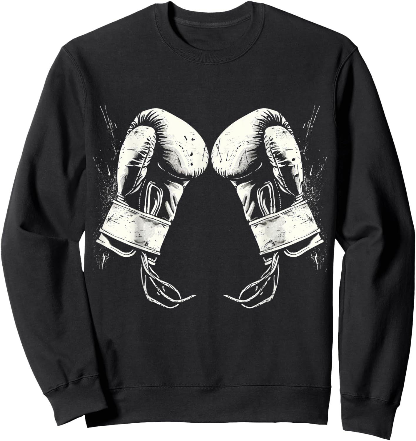 Boxing Gloves Silhouette Sweatshirt - Sweatshirt | Black