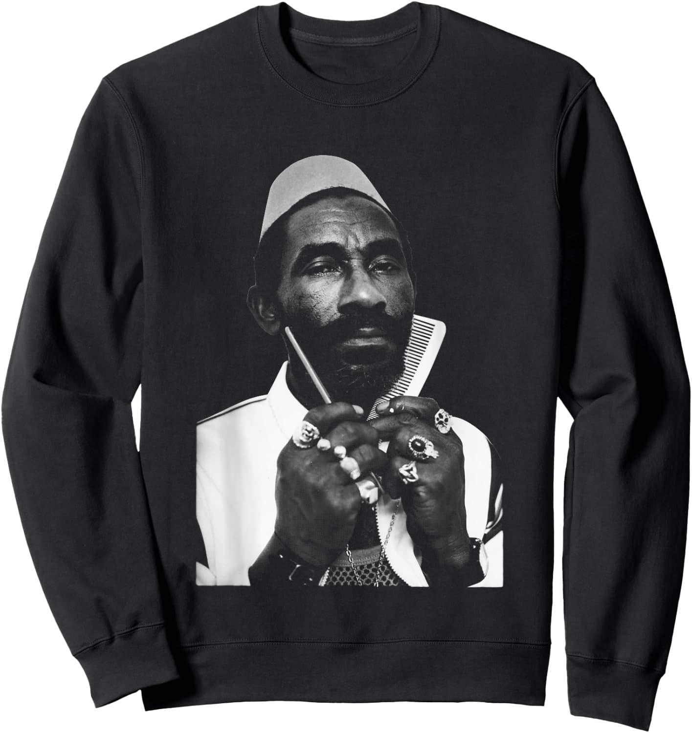 Lee Scratch Perry Live At Hacienda By Stephen Wright Sweatshirt - Sweatshirt | Black
