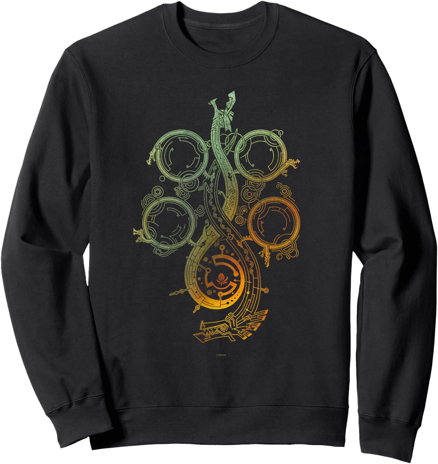 Monster Hunter Wilds Symbol Sweatshirt - Sweatshirt | Black