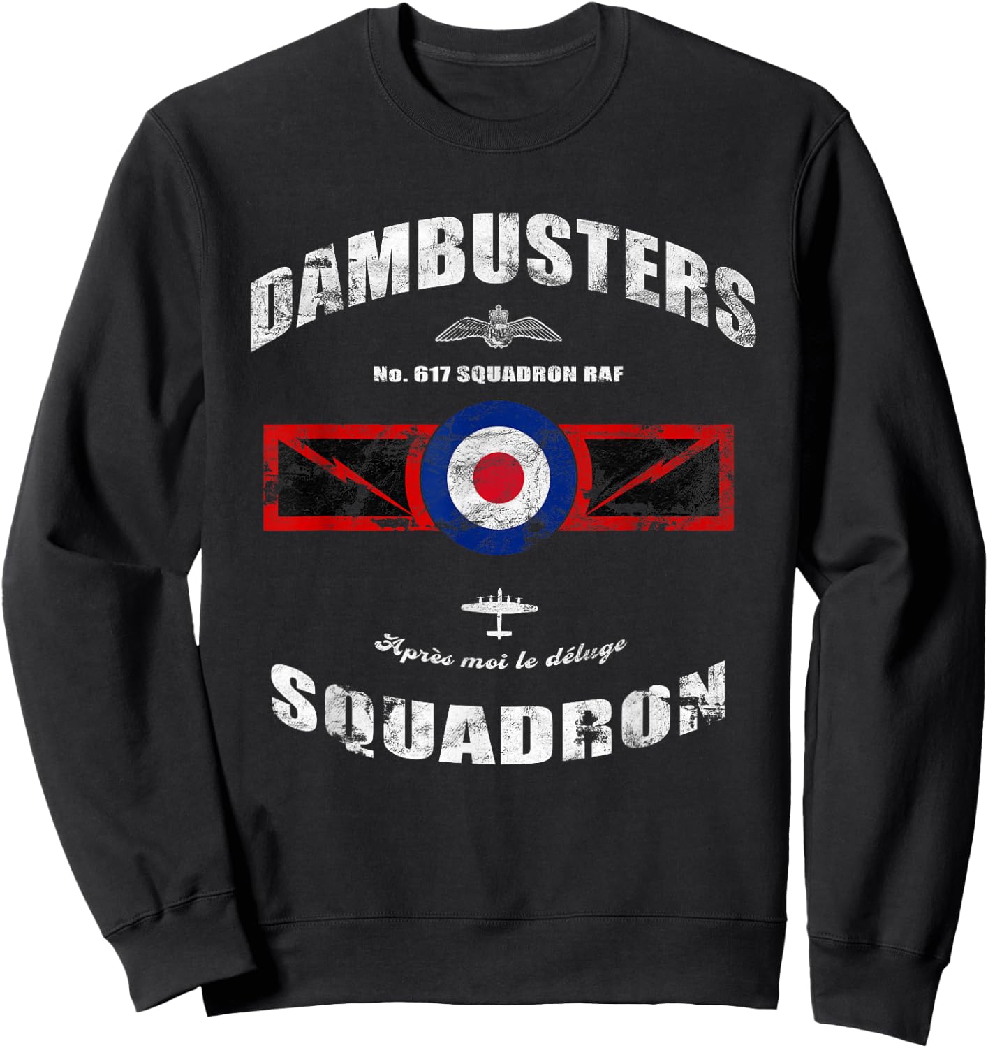 Dambusters No.617 Squadron WW2 British Military History Sweatshirt - Sweatshirt | Black
