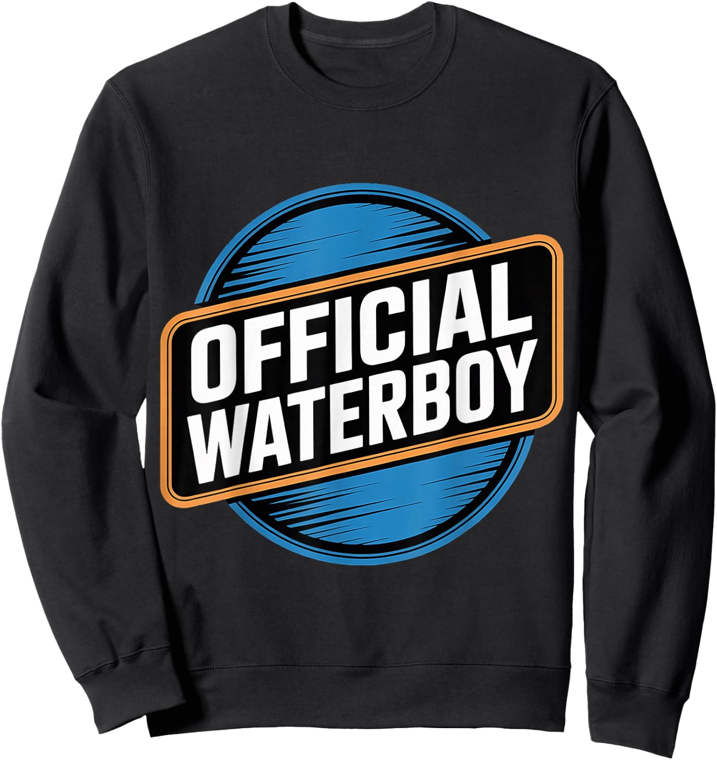 Official Waterboy Hydration Crew Sports Sweatshirt - Sweatshirt | Black