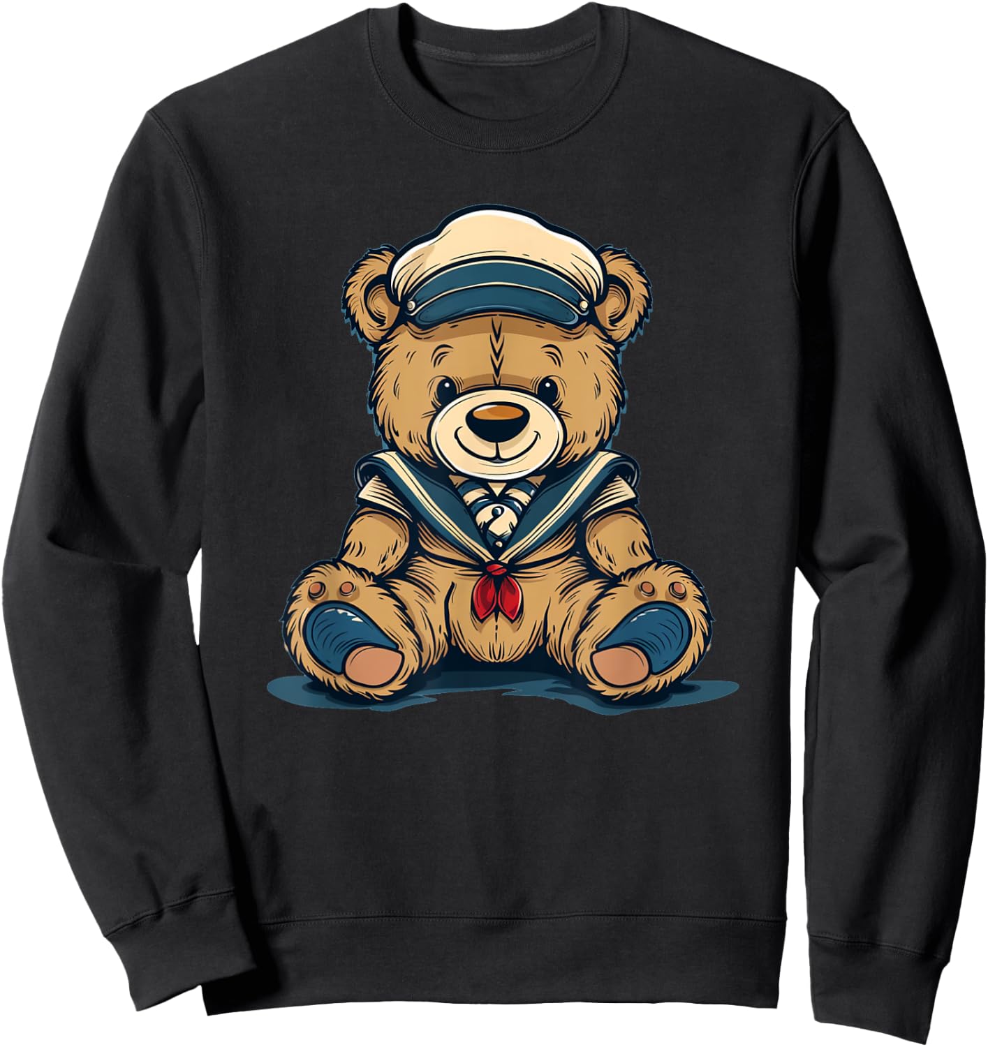 Awesome Sailor Teddy Bear for Boys and Girls Sweatshirt - Sweatshirt | Black