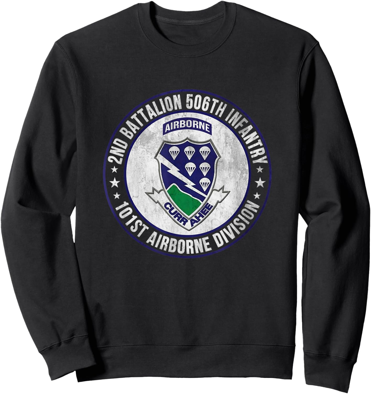 2nd Battalion 506th Infantry 101st Airborne Division Veteran Sweatshirt - Sweatshirt | Black