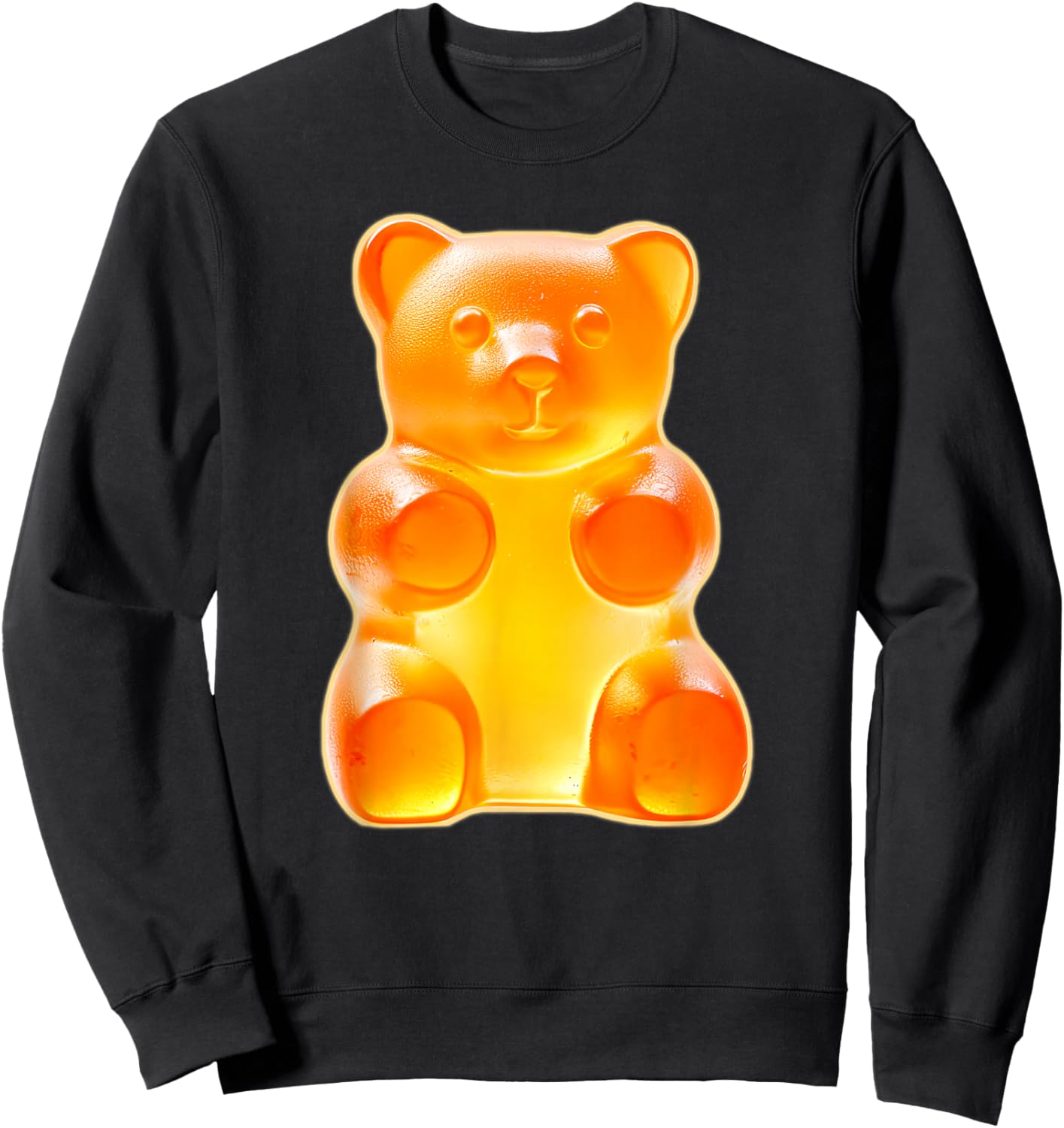 Orange Gummy Bear Sweatshirt - Sweatshirt | Black