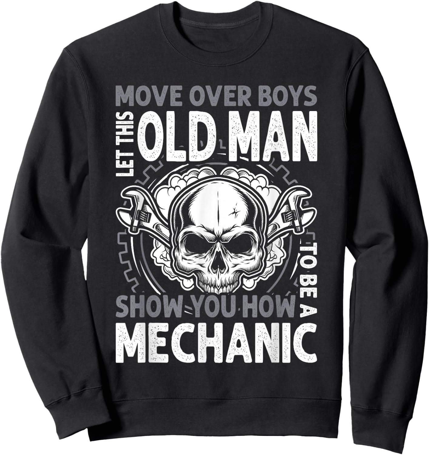 Funny Mechanic - Auto Mechanic Sweatshirt - Sweatshirt | Black