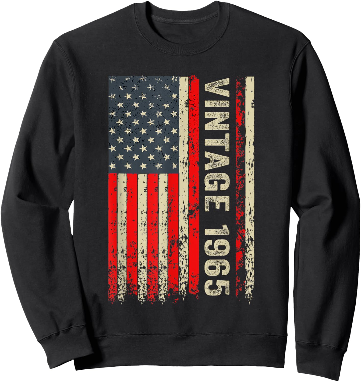 60 Years Old Vintage 60 Birthday 1965 60th Birthday Men Sweatshirt - Sweatshirt | Black
