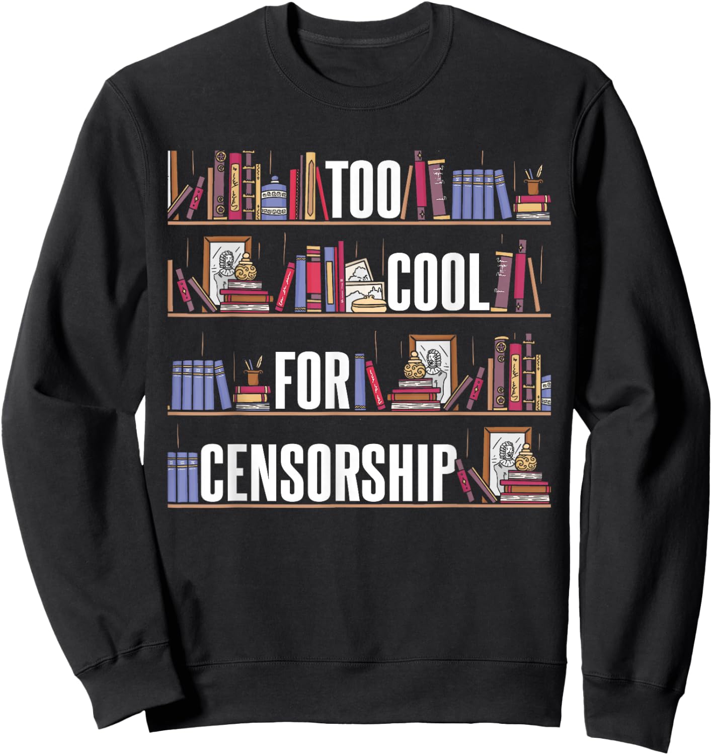 Banned Books Sweatshirt - Sweatshirt | Black